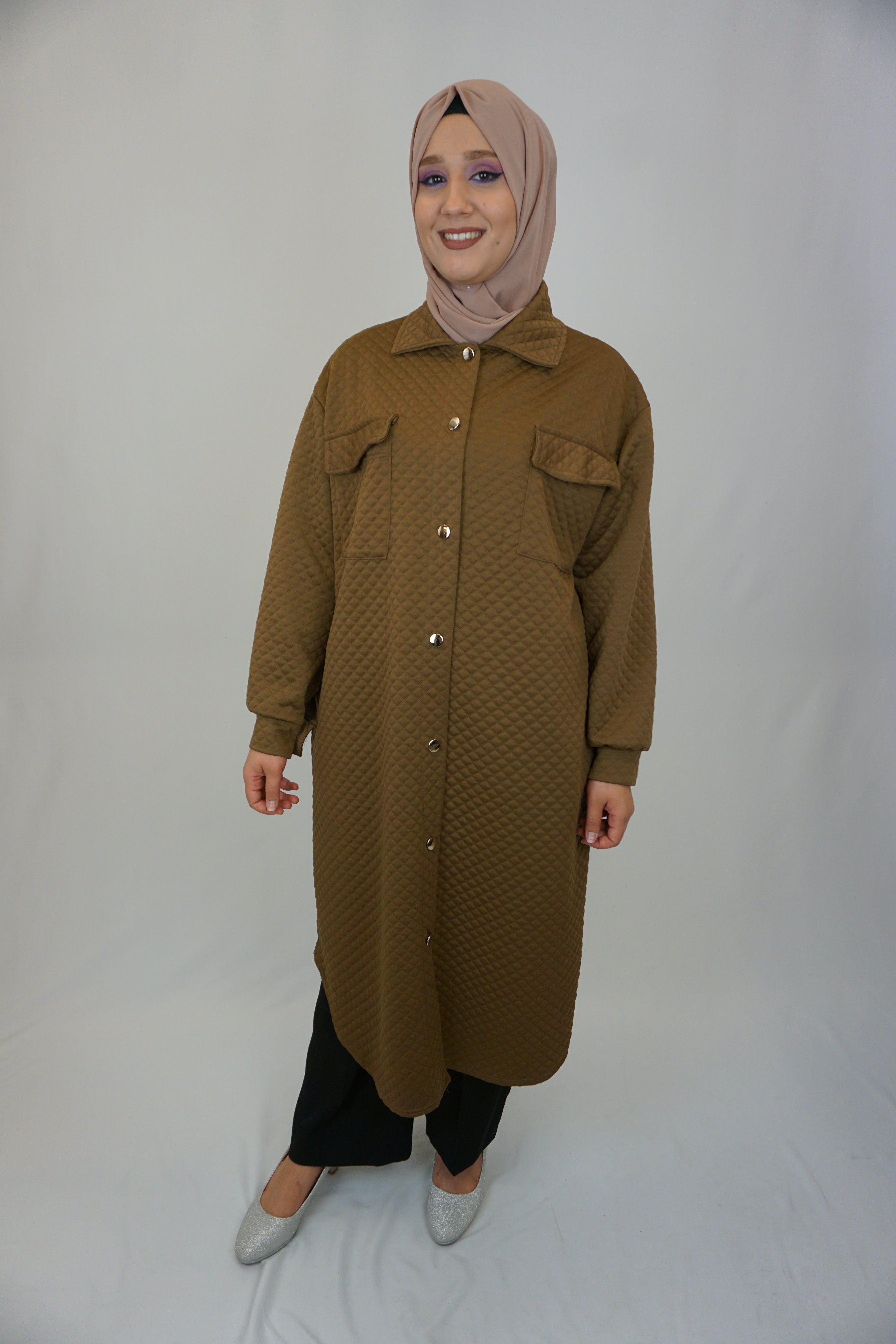 Tunika Saika Schlammbraun