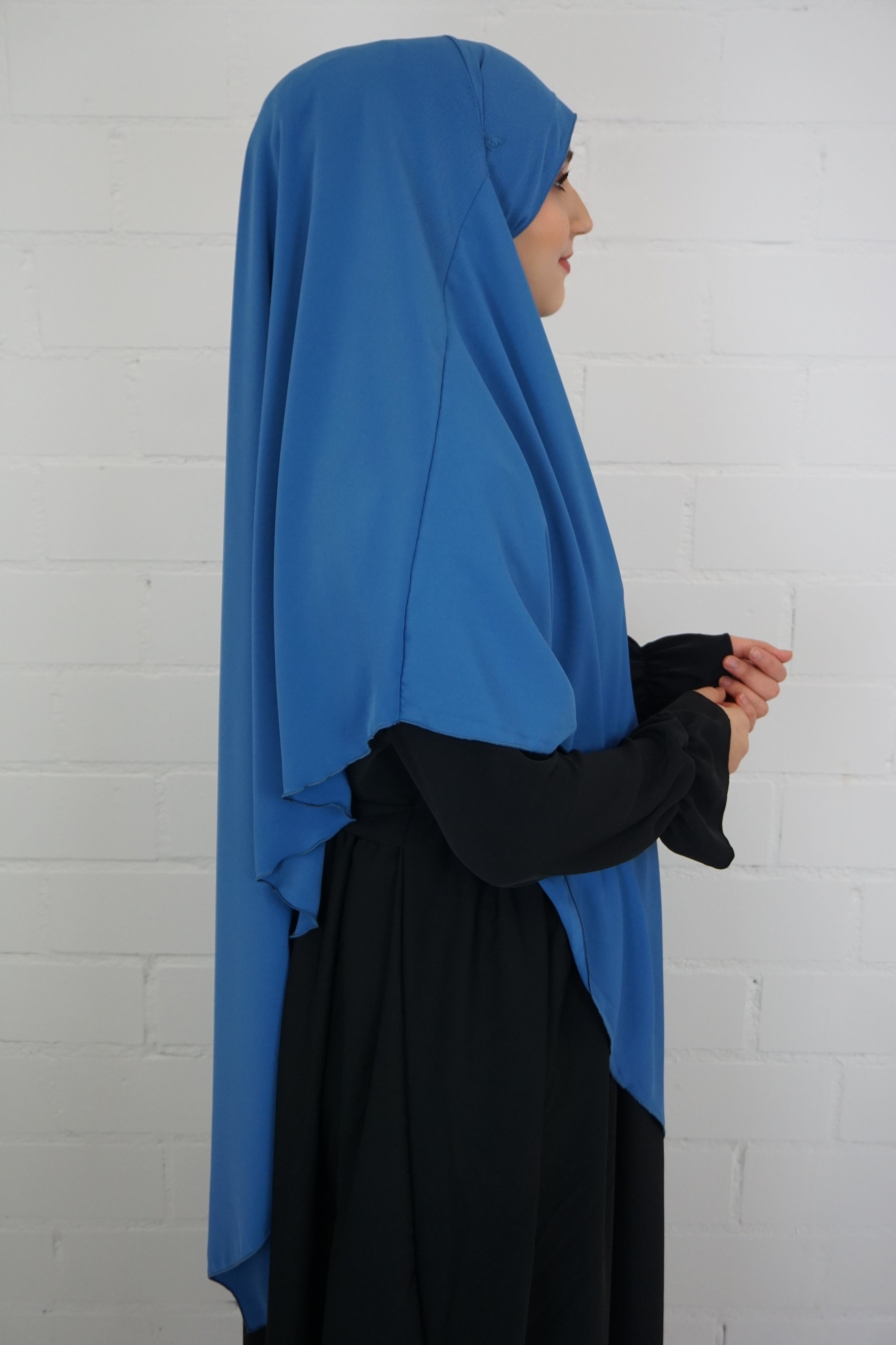 Medina Khimar 1-lagig Jeansblau