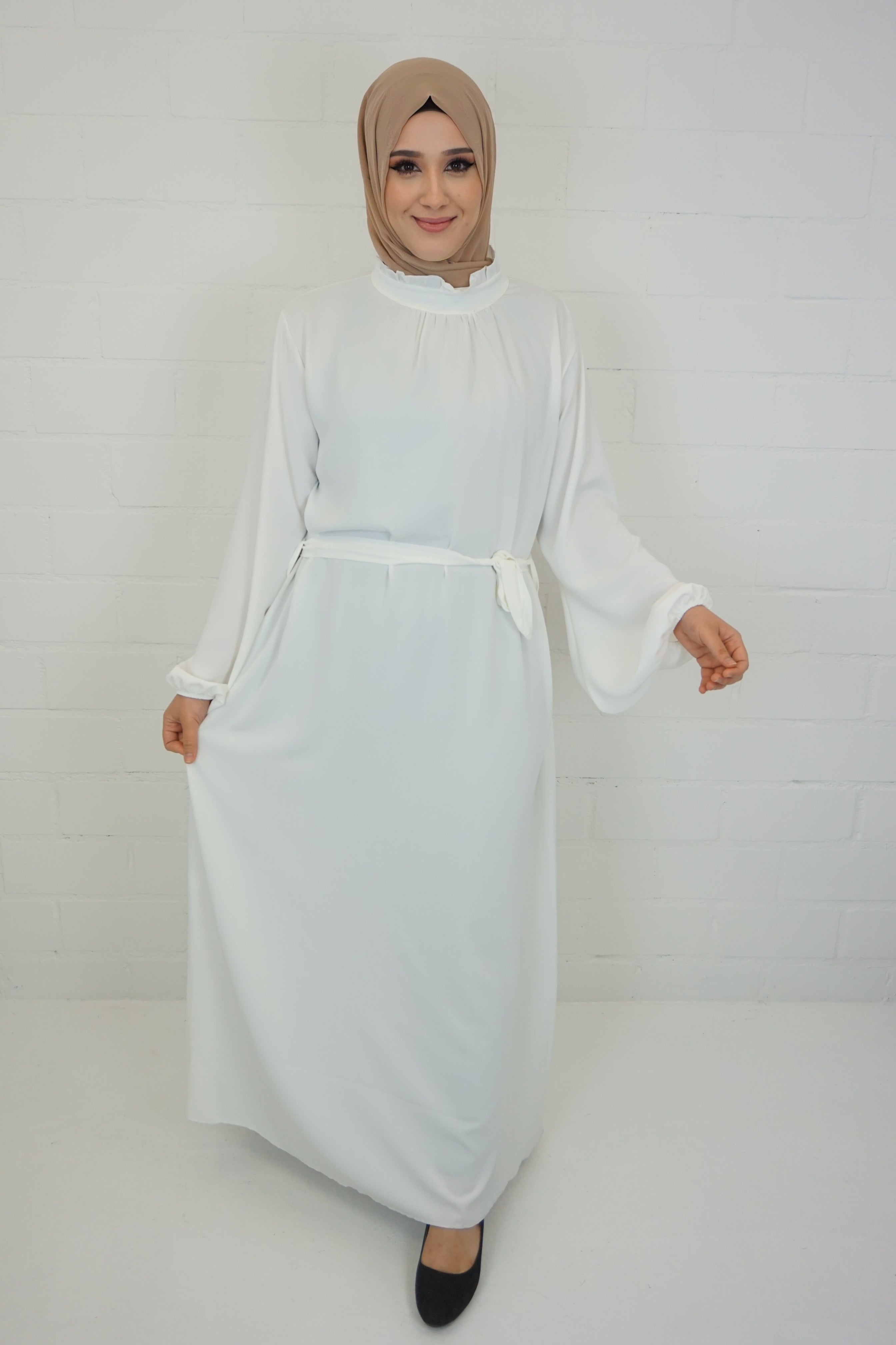 Abaya Mayla Weiss