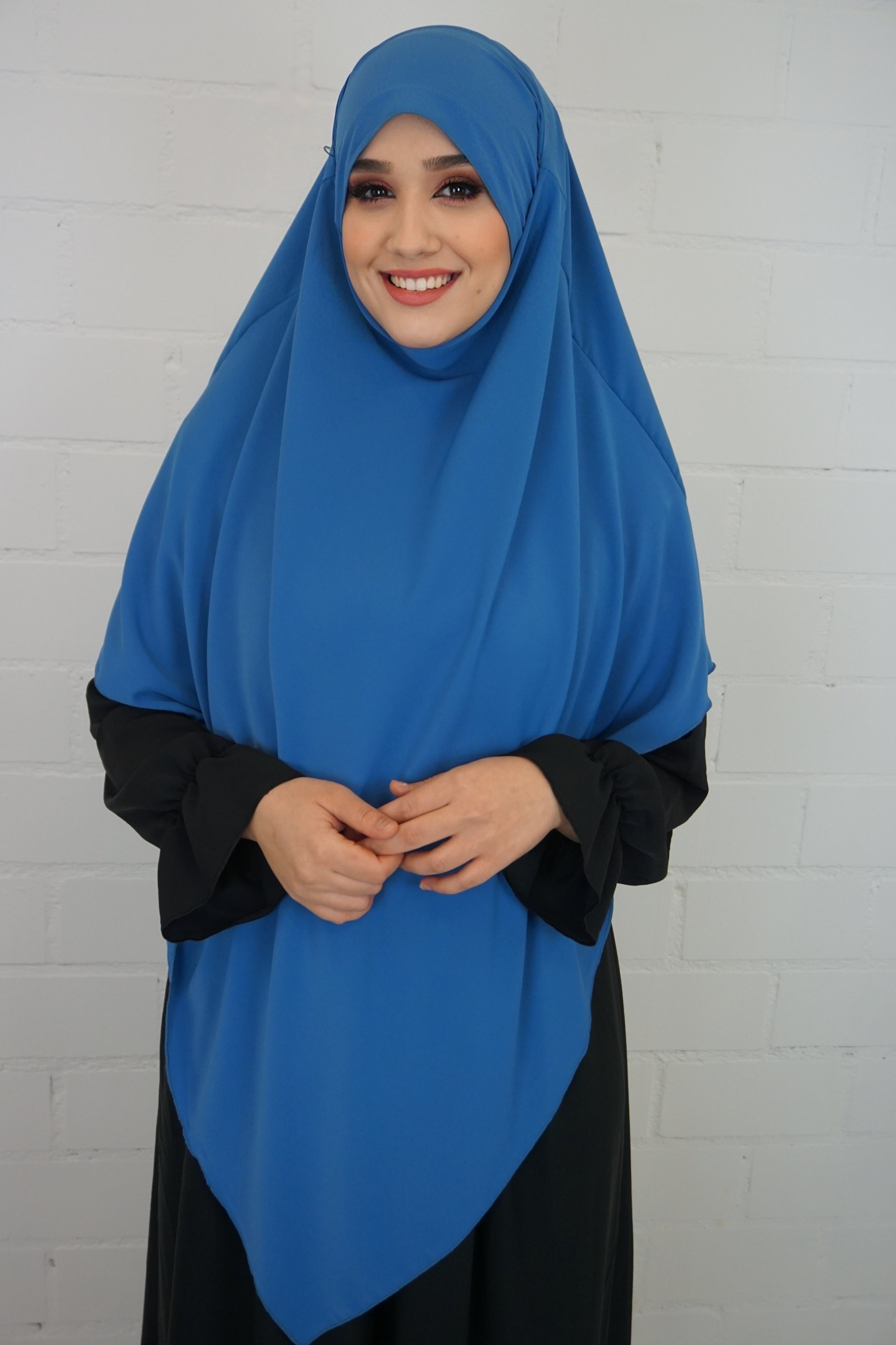 Medina Khimar 1-lagig Jeansblau