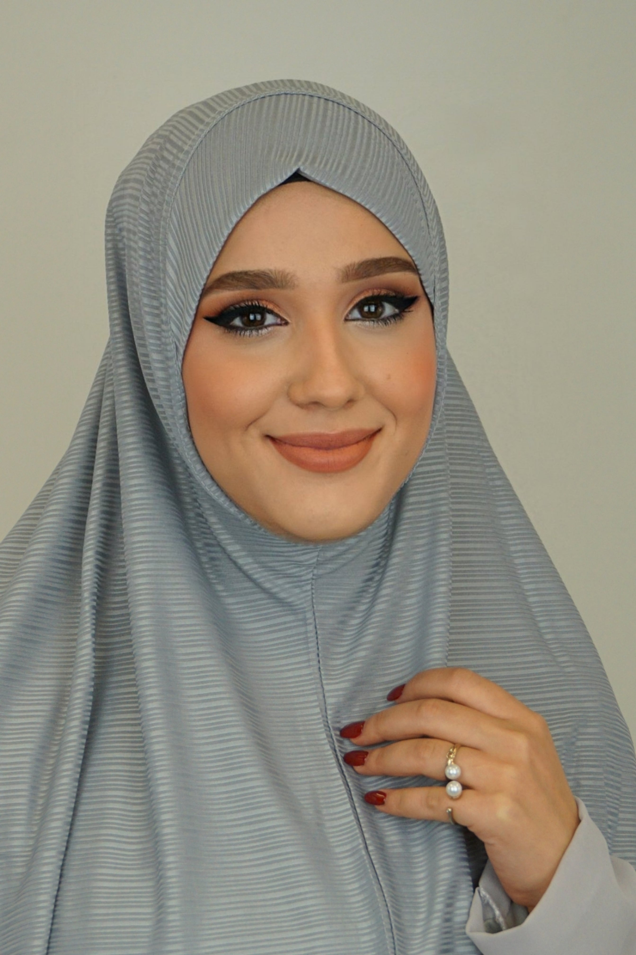 Jersey Ripped FertigHijab Grau