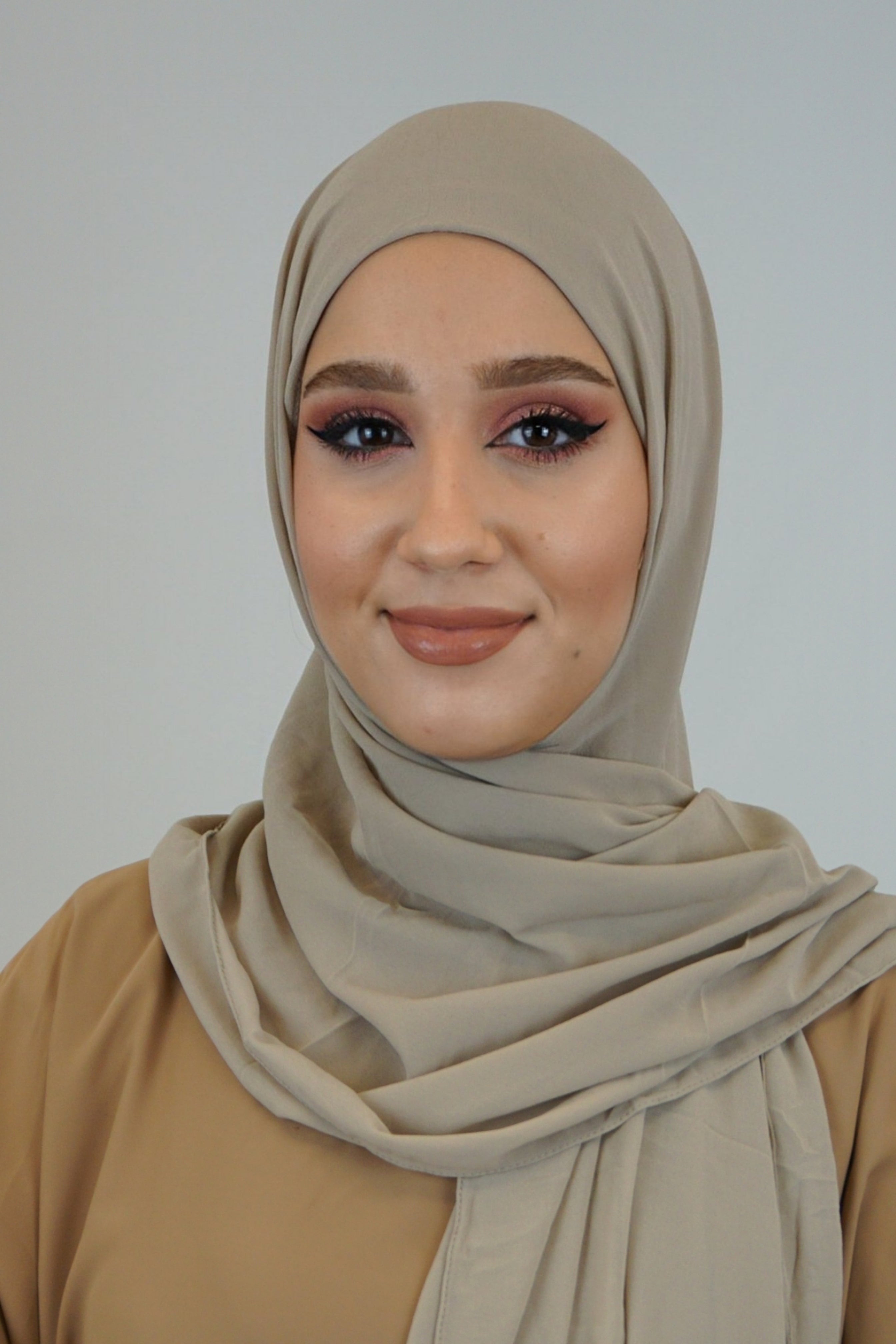 Chiffon FertigHijab Sand