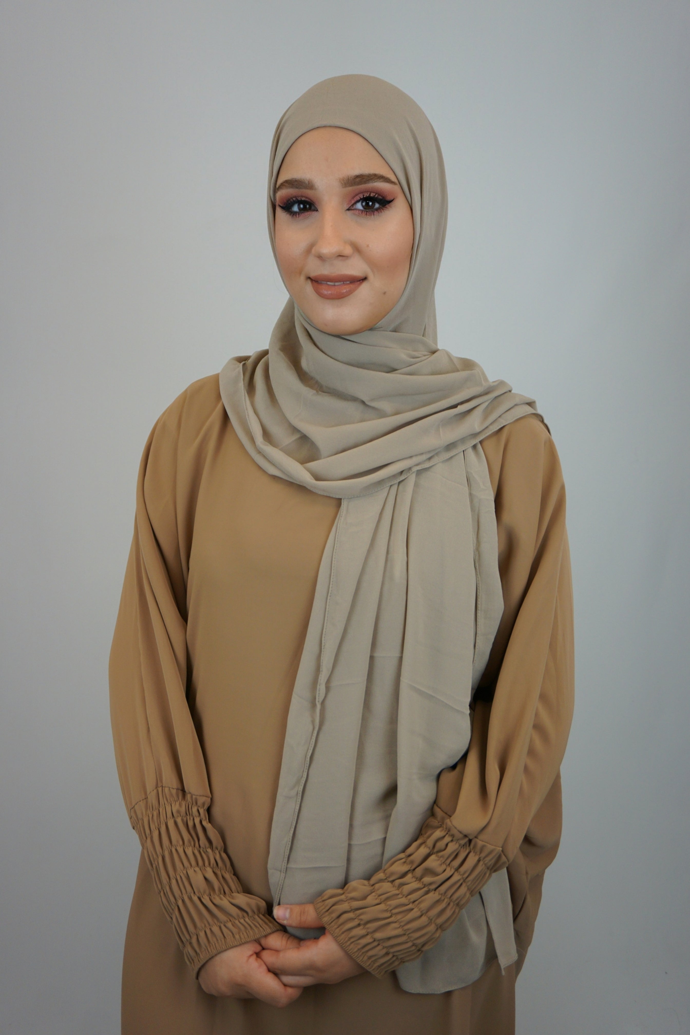 Chiffon FertigHijab Sand