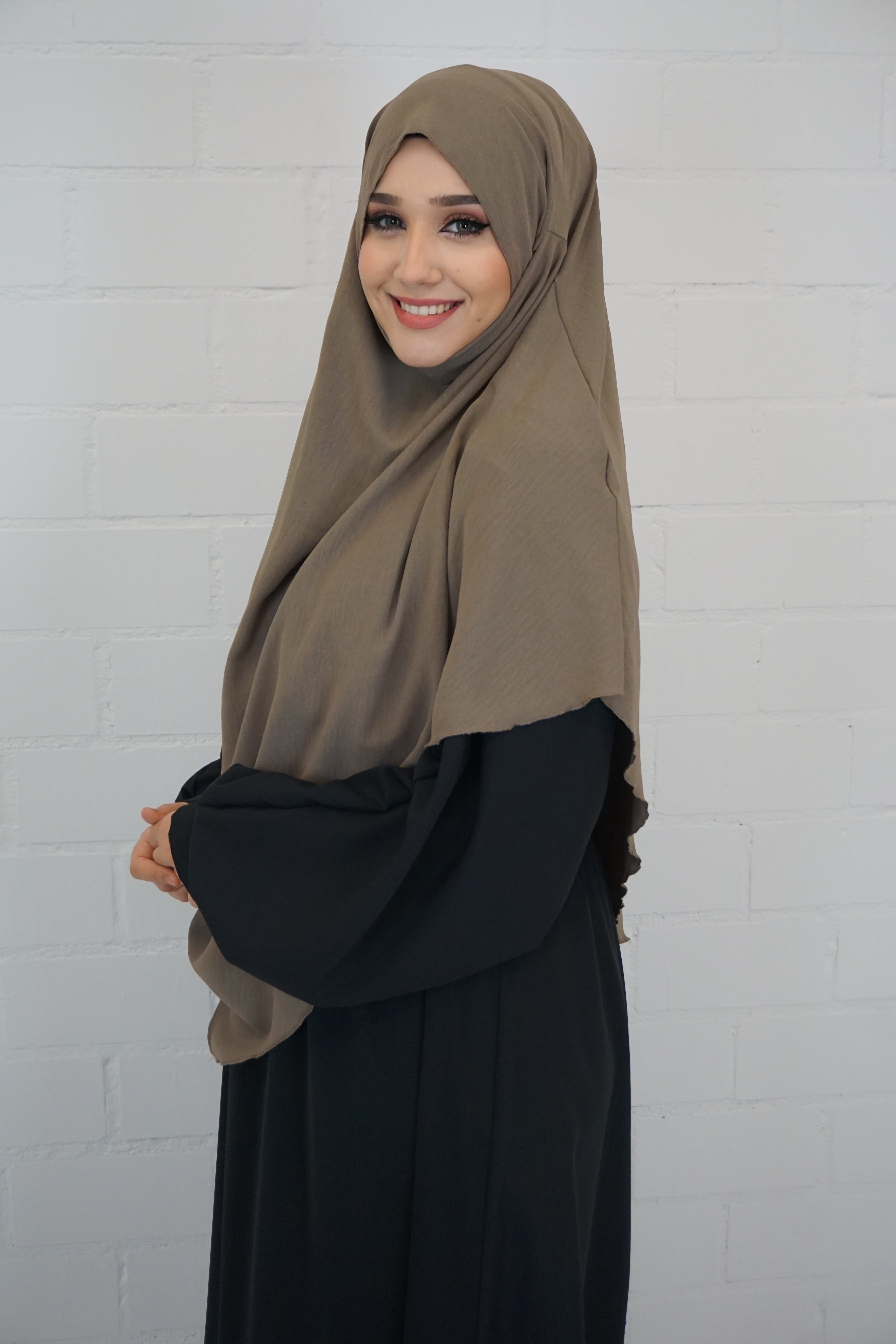 Jazz Khimar 1-lagig Taupe
