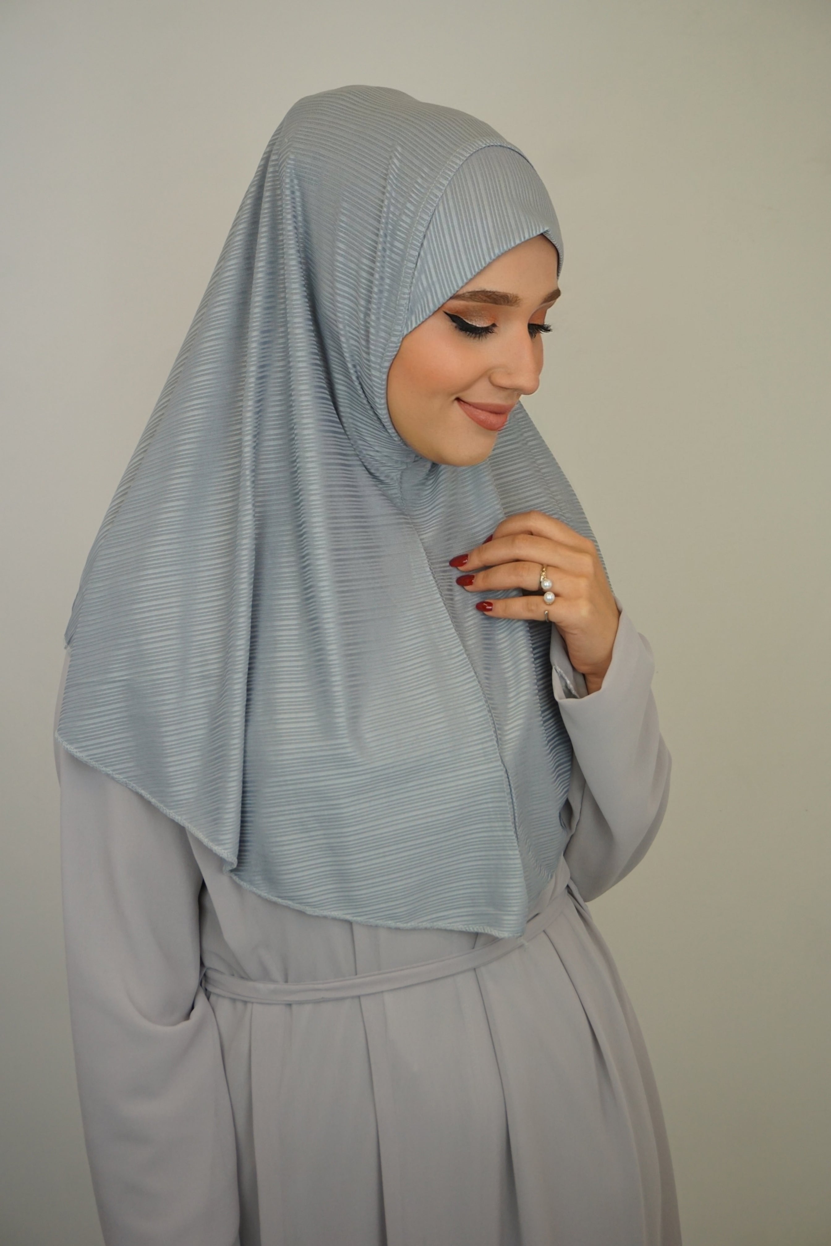 Jersey Ripped FertigHijab Grau