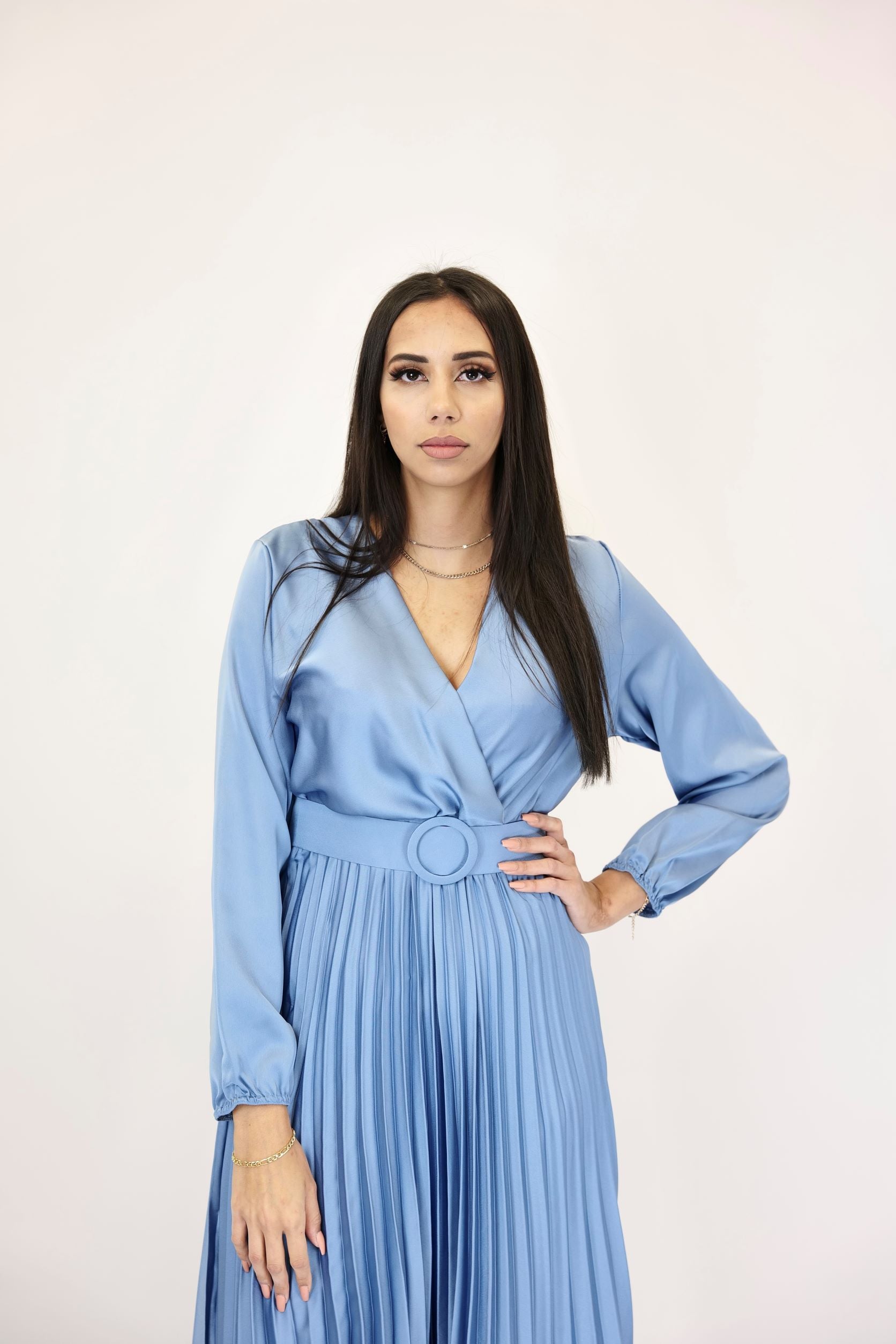 Kleid Atika Hellblau