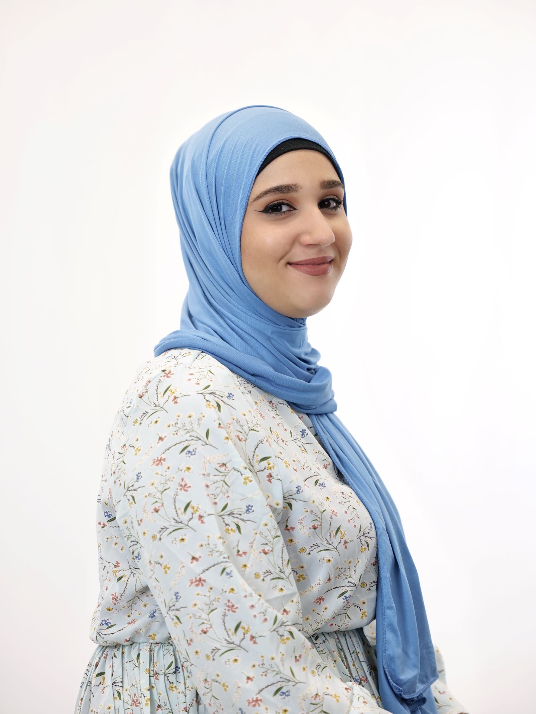 Jersey Hijab Fiza Himmelblau