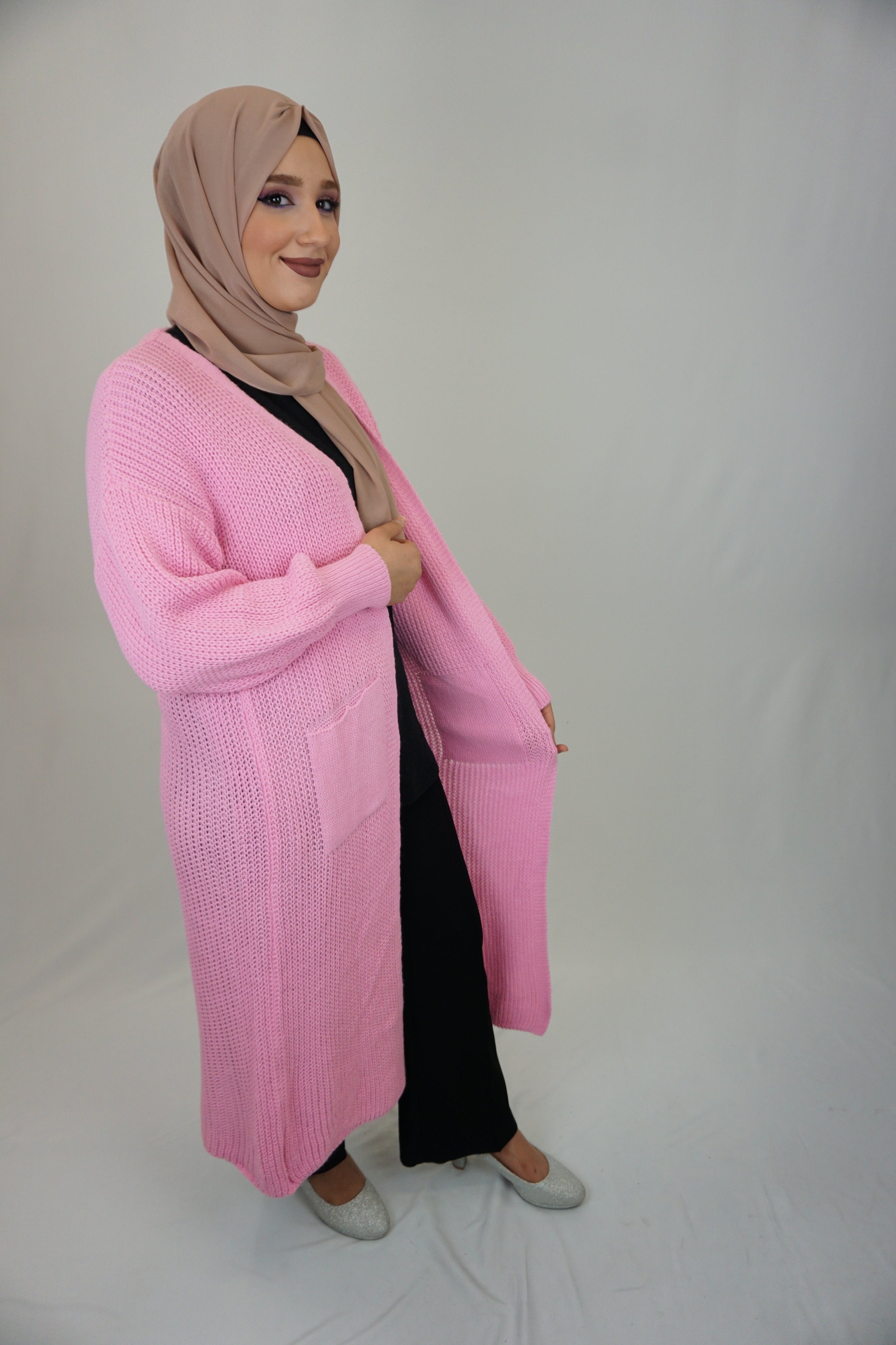 Maxi Cardigan Mahnoor Pink