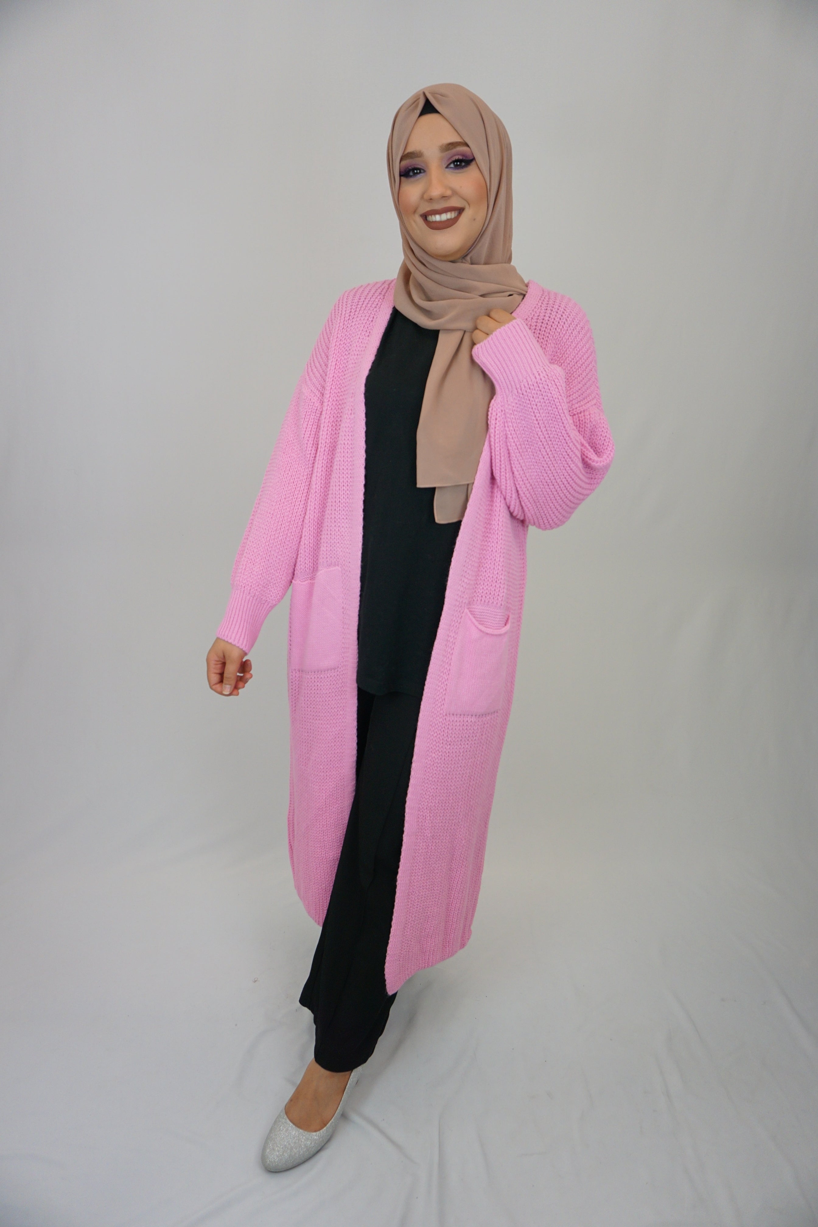 Maxi Cardigan Mahnoor Pink