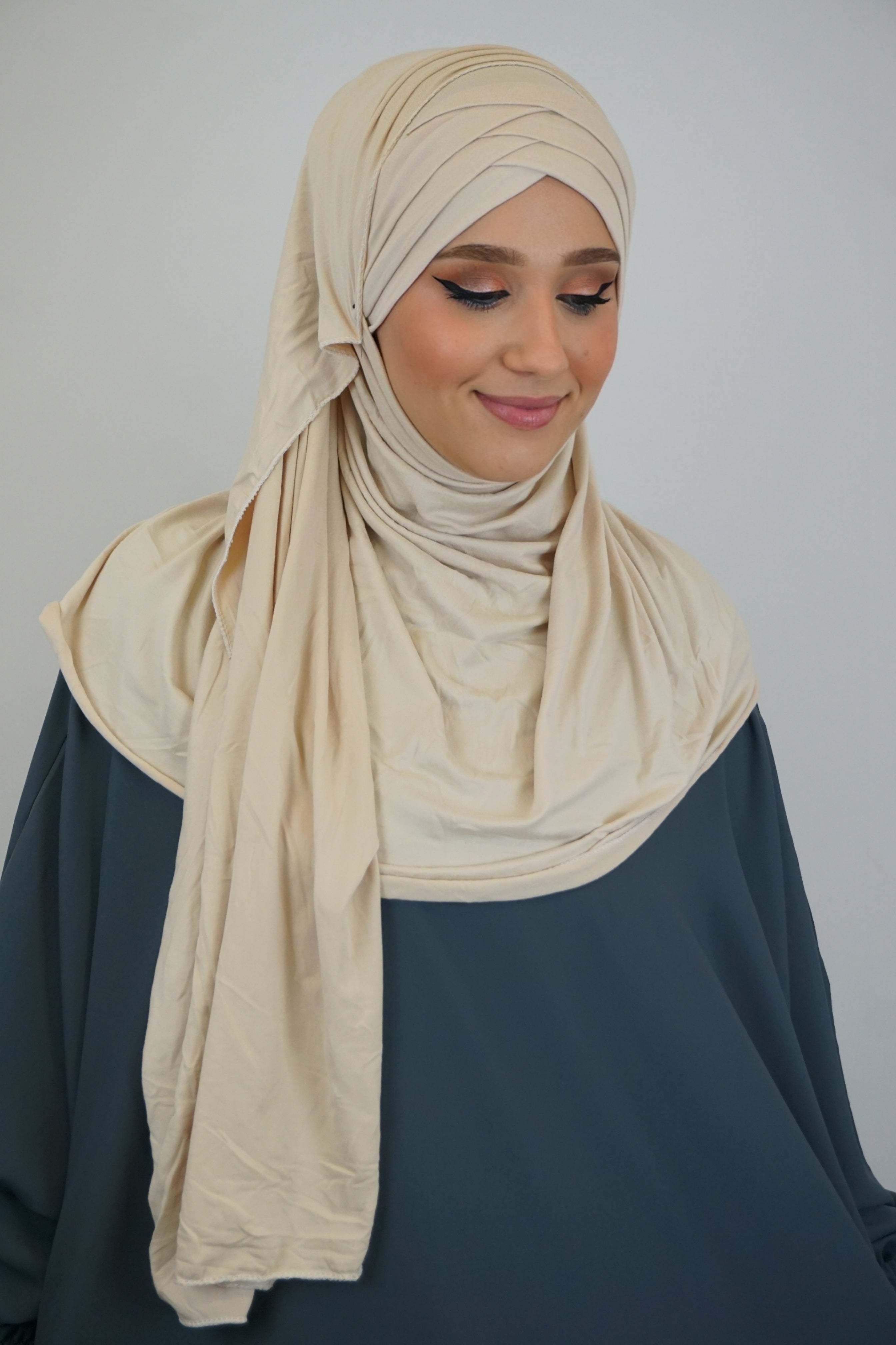 Jersey FertigHijab Beige