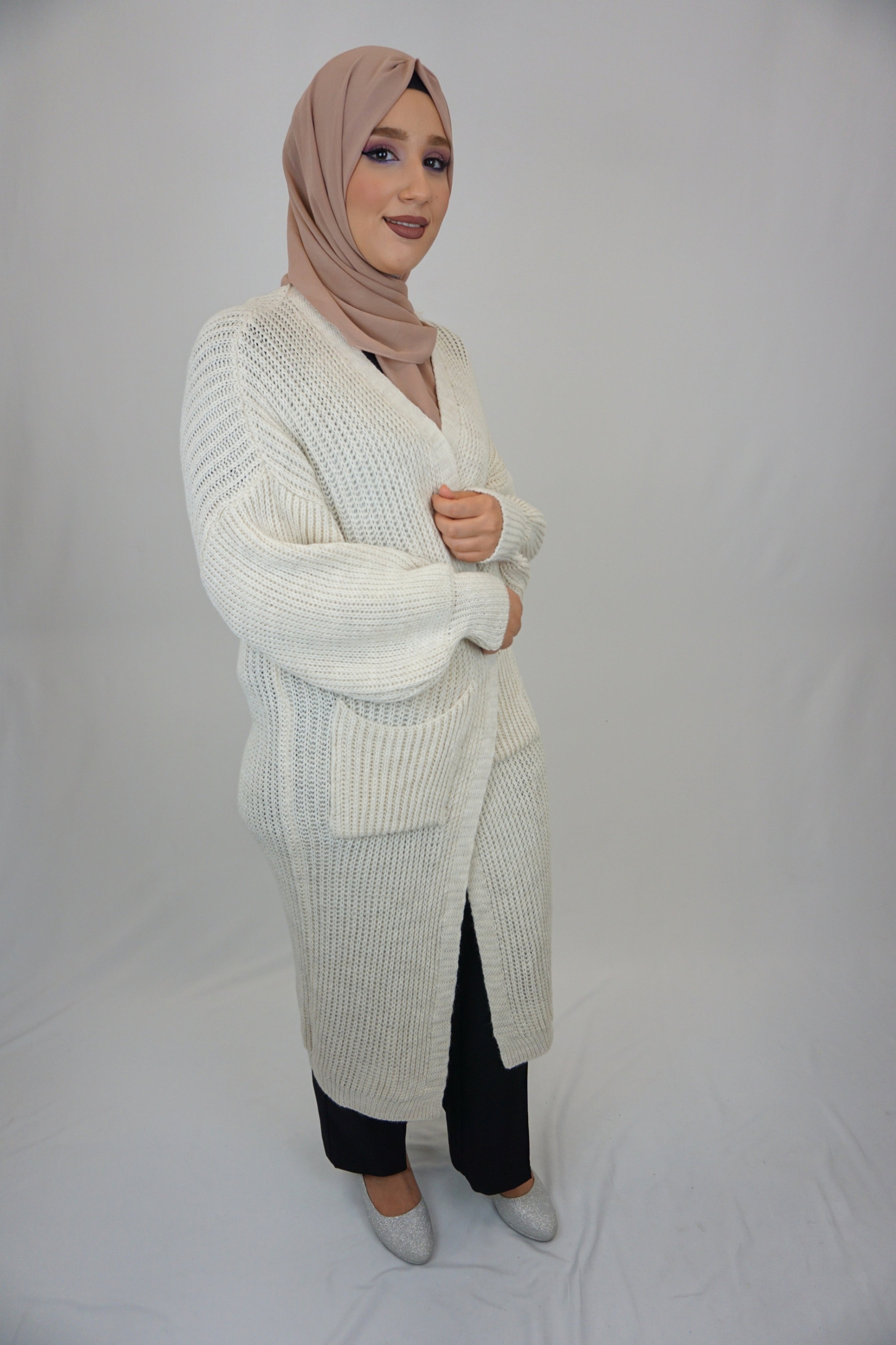 Maxi Cardigan Mahnoor Sand