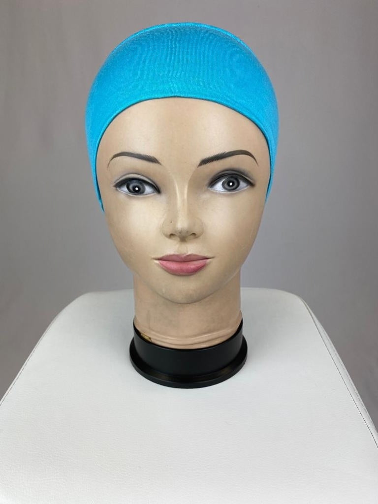 Schlauch Bonnet Türkisblau