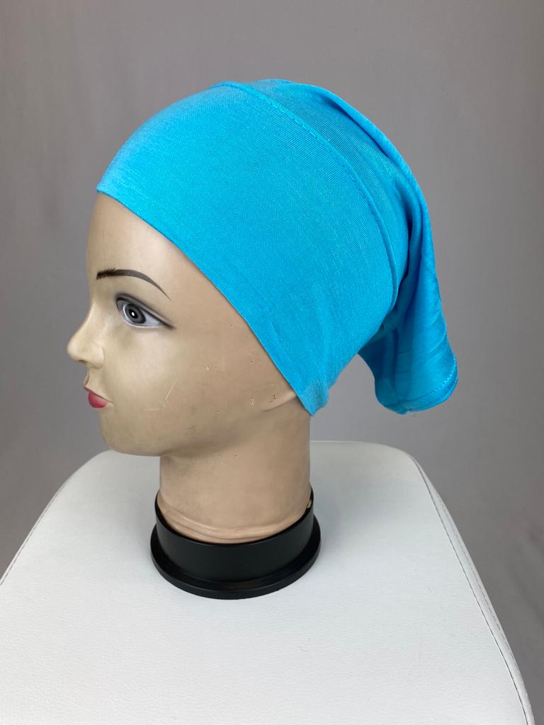 Schlauch Bonnet Türkisblau