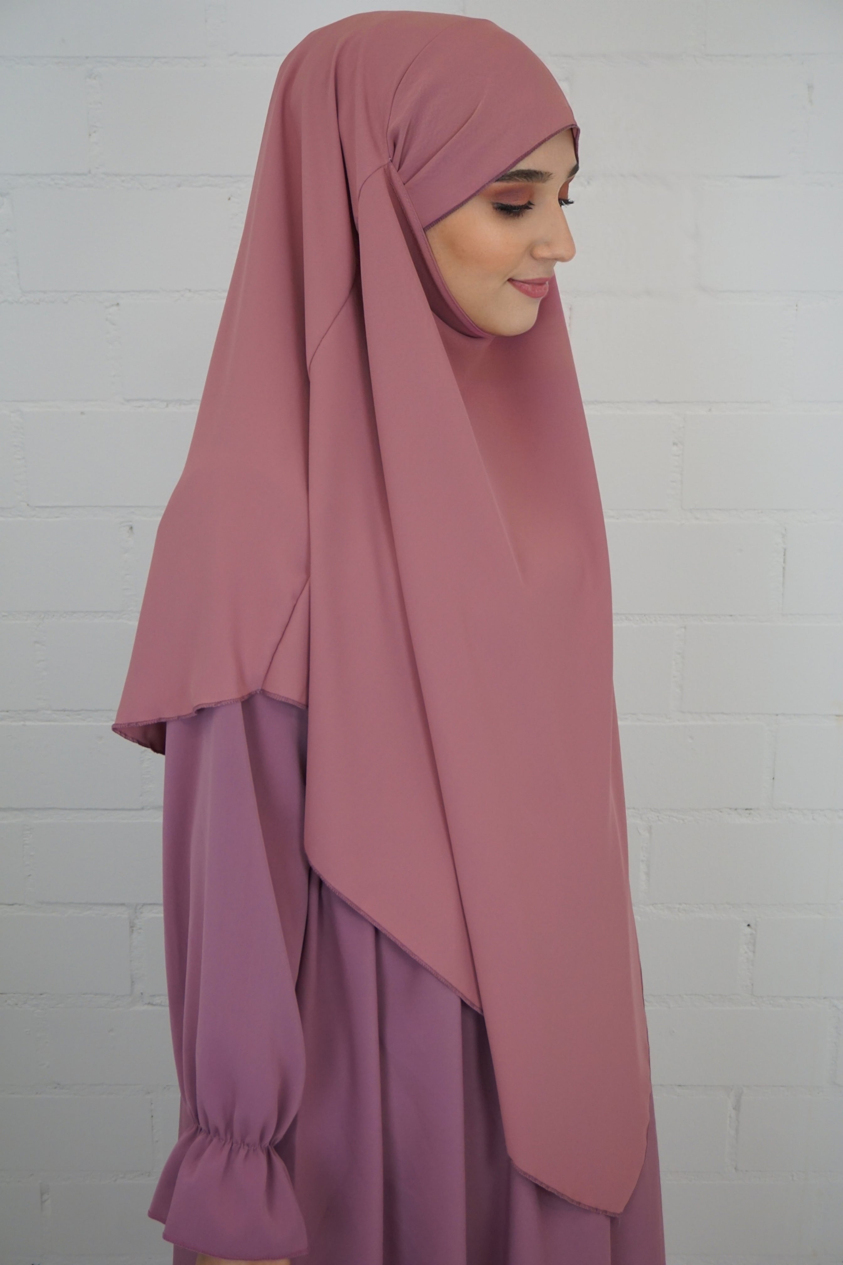 Medina Khimar 1-lagig Pink