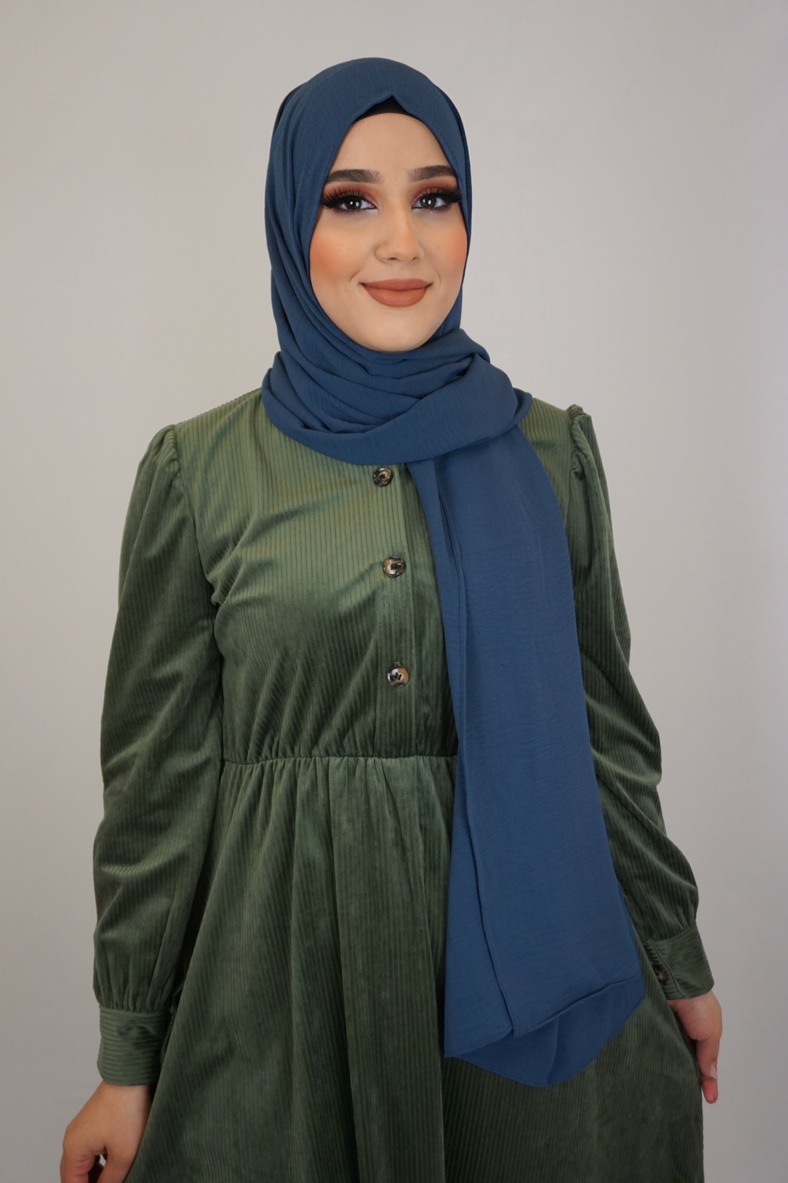 Jazz Hijab Graublau