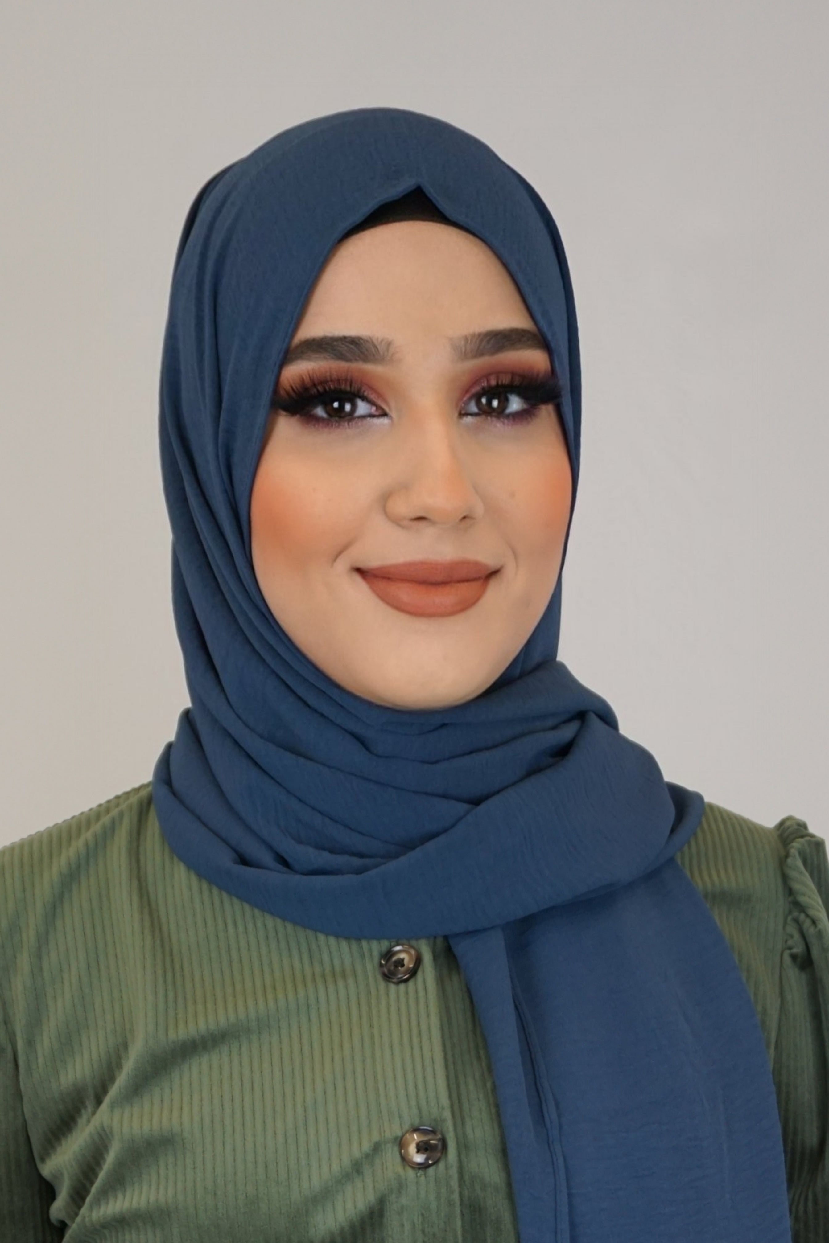 Jazz Hijab Graublau