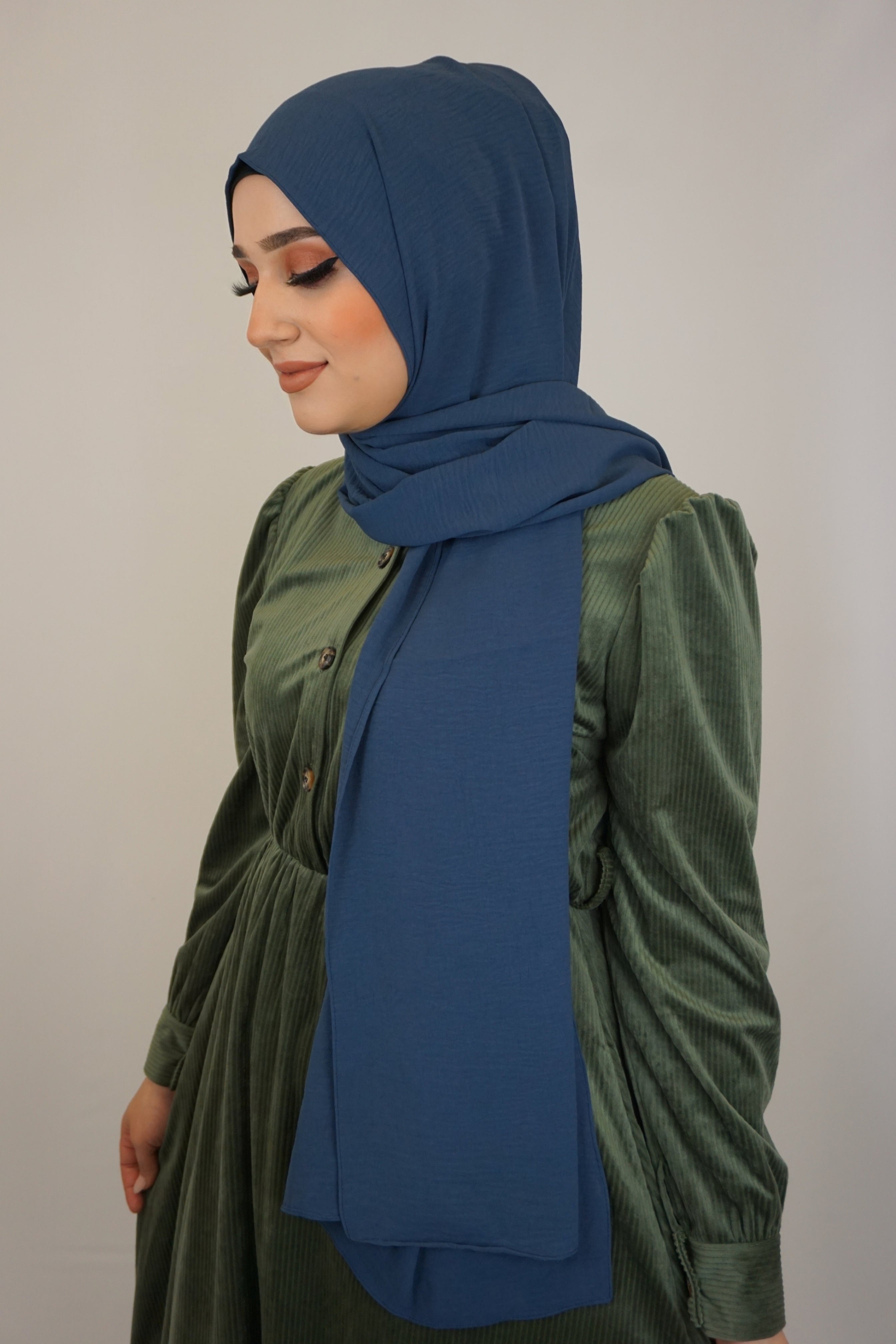 Jazz Hijab Graublau