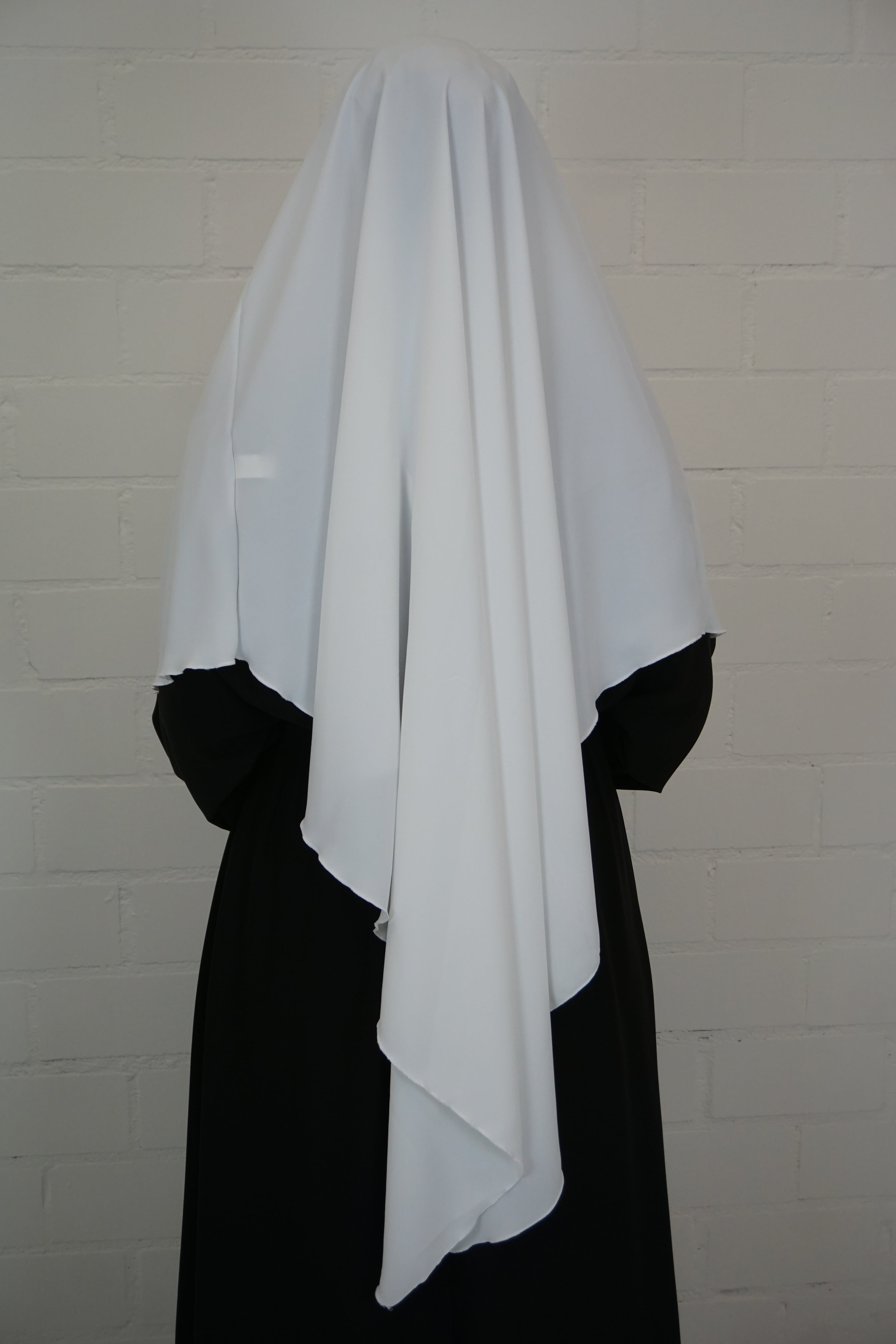 Jazz Khimar 1-lagig Weiß