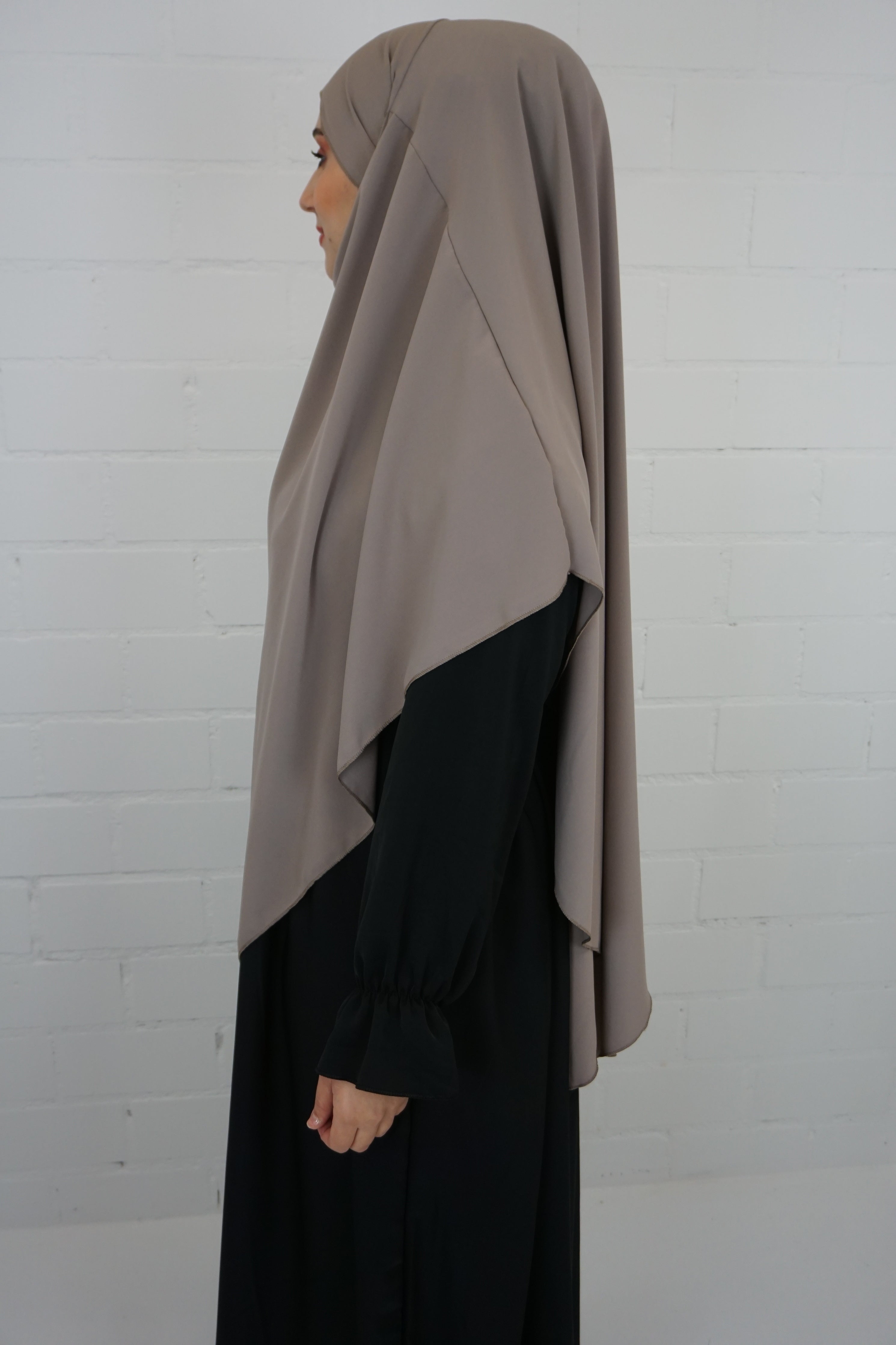 Medina Khimar 1-lagig Taupe