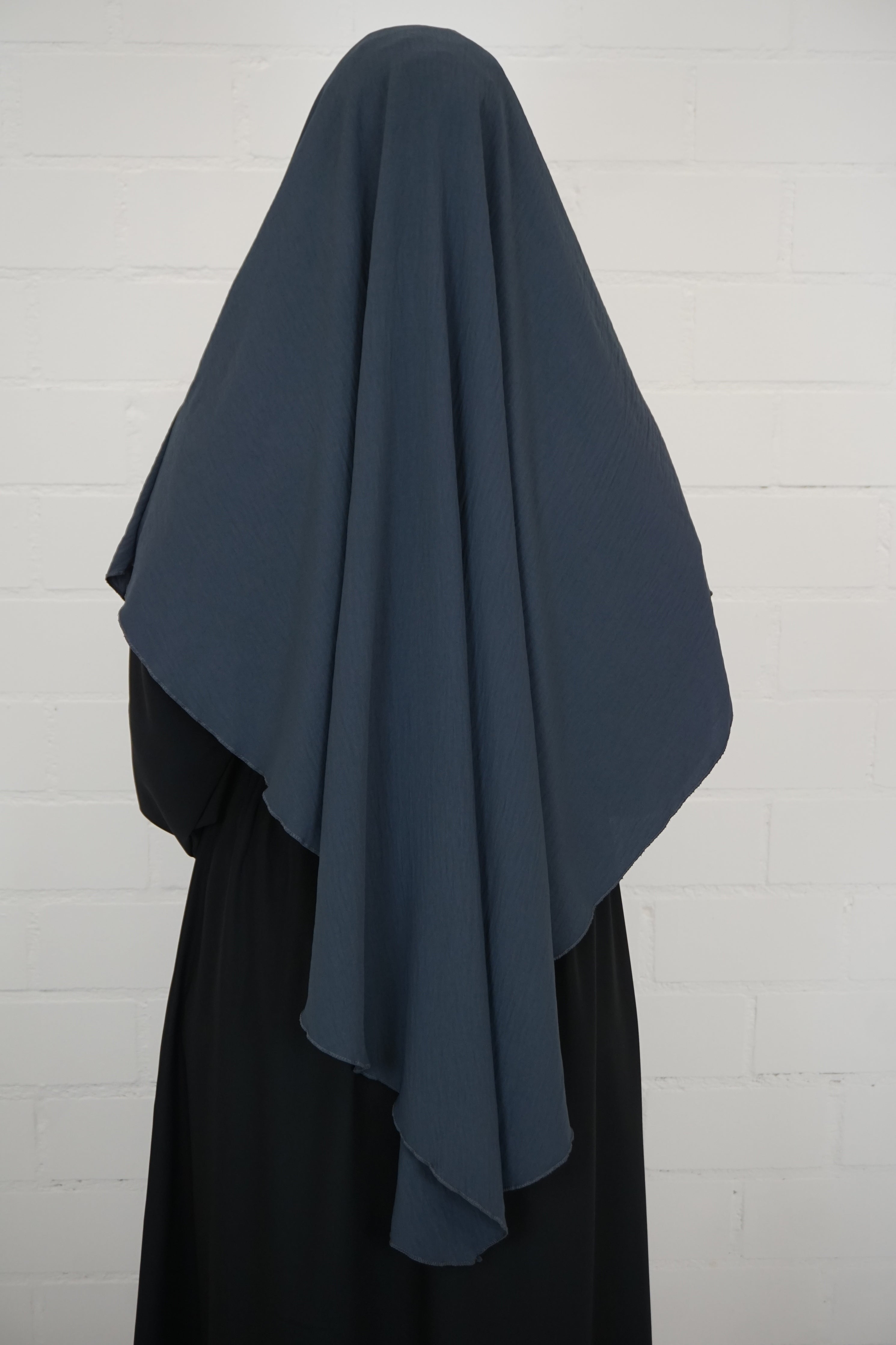 Jazz Khimar 1-lagig Dunkelgrau