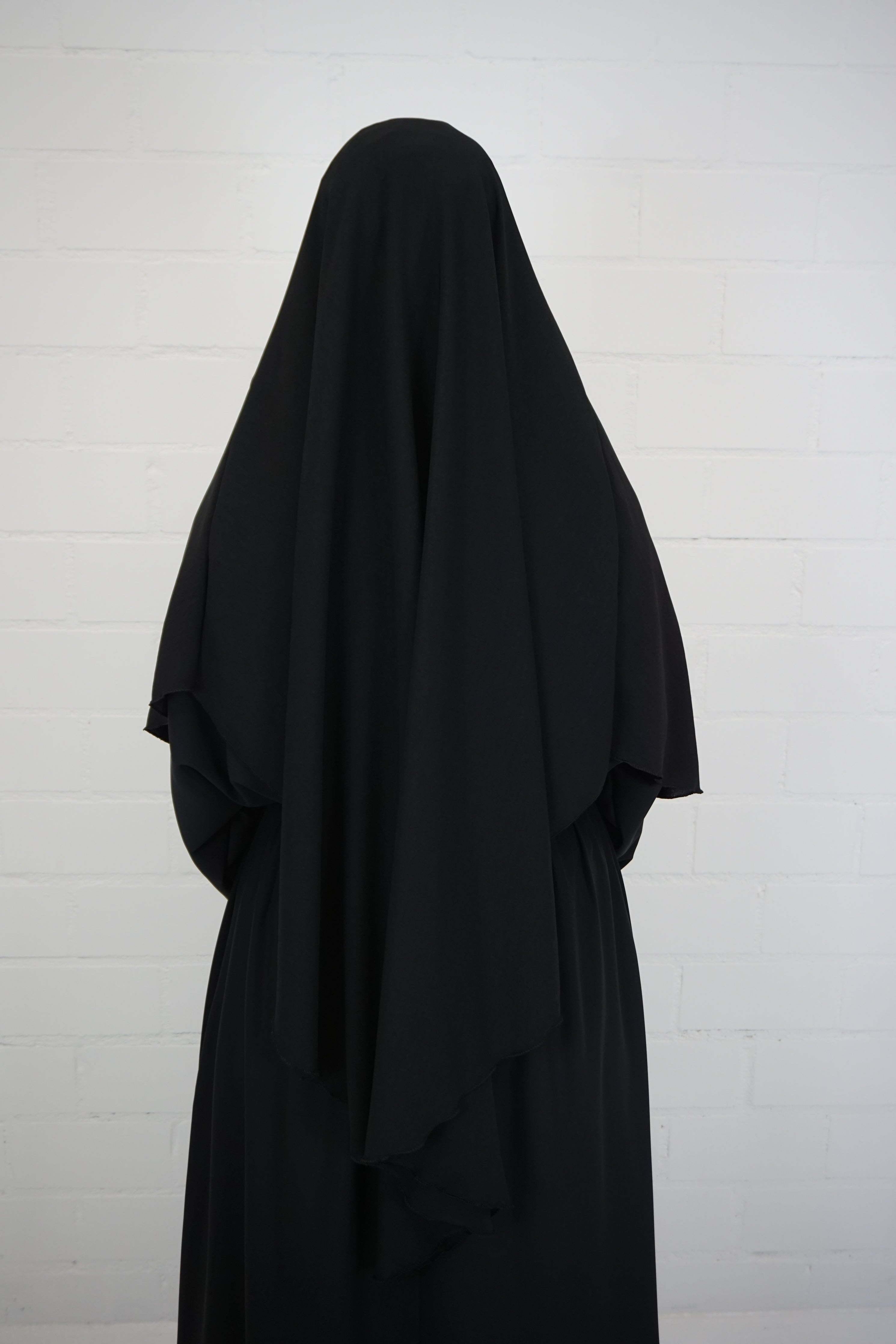 Jazz Khimar 1-lagig Schwarz
