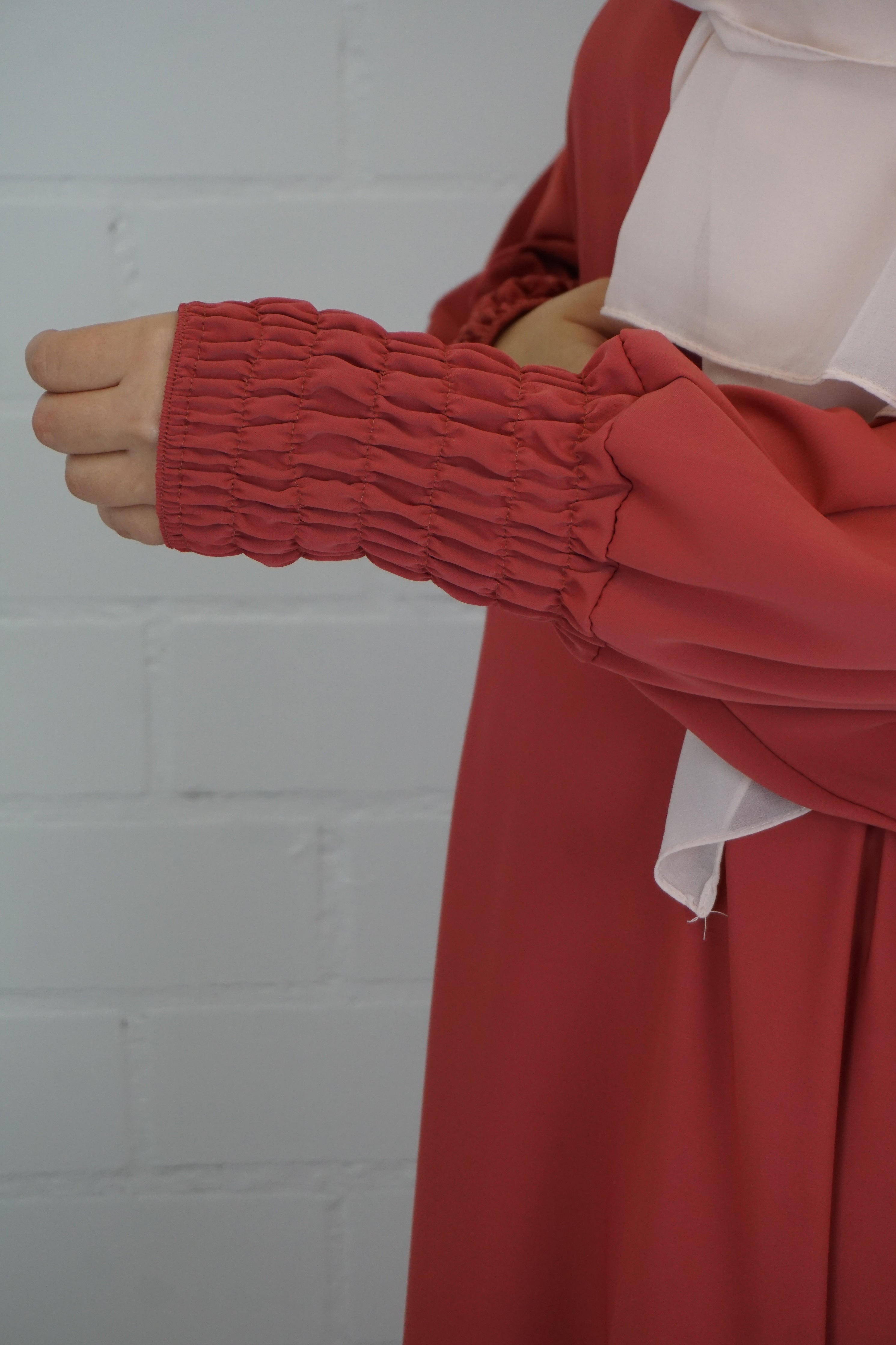 Jilbab Kleid Amaya Karottenrot