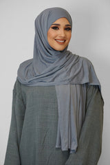 Premium Jersey Hijab Dunkelgrau