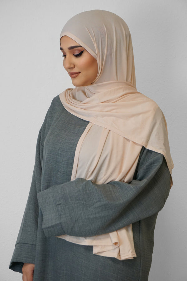 Premium Jersey Hijab Pfirsich