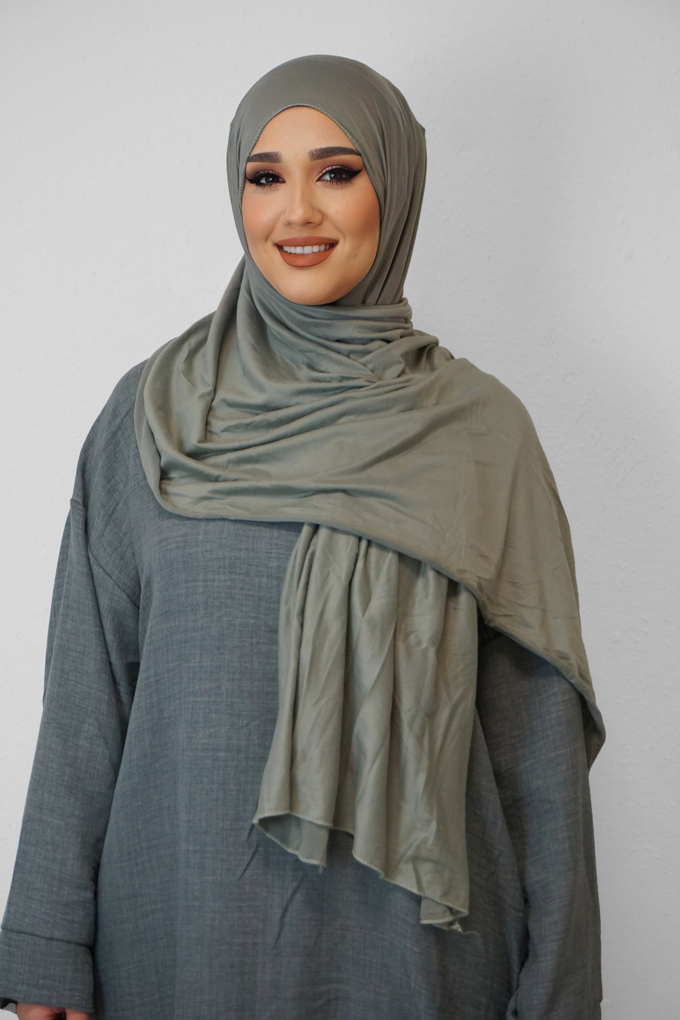 Jersey Hijab Fiza Hell-Khaki