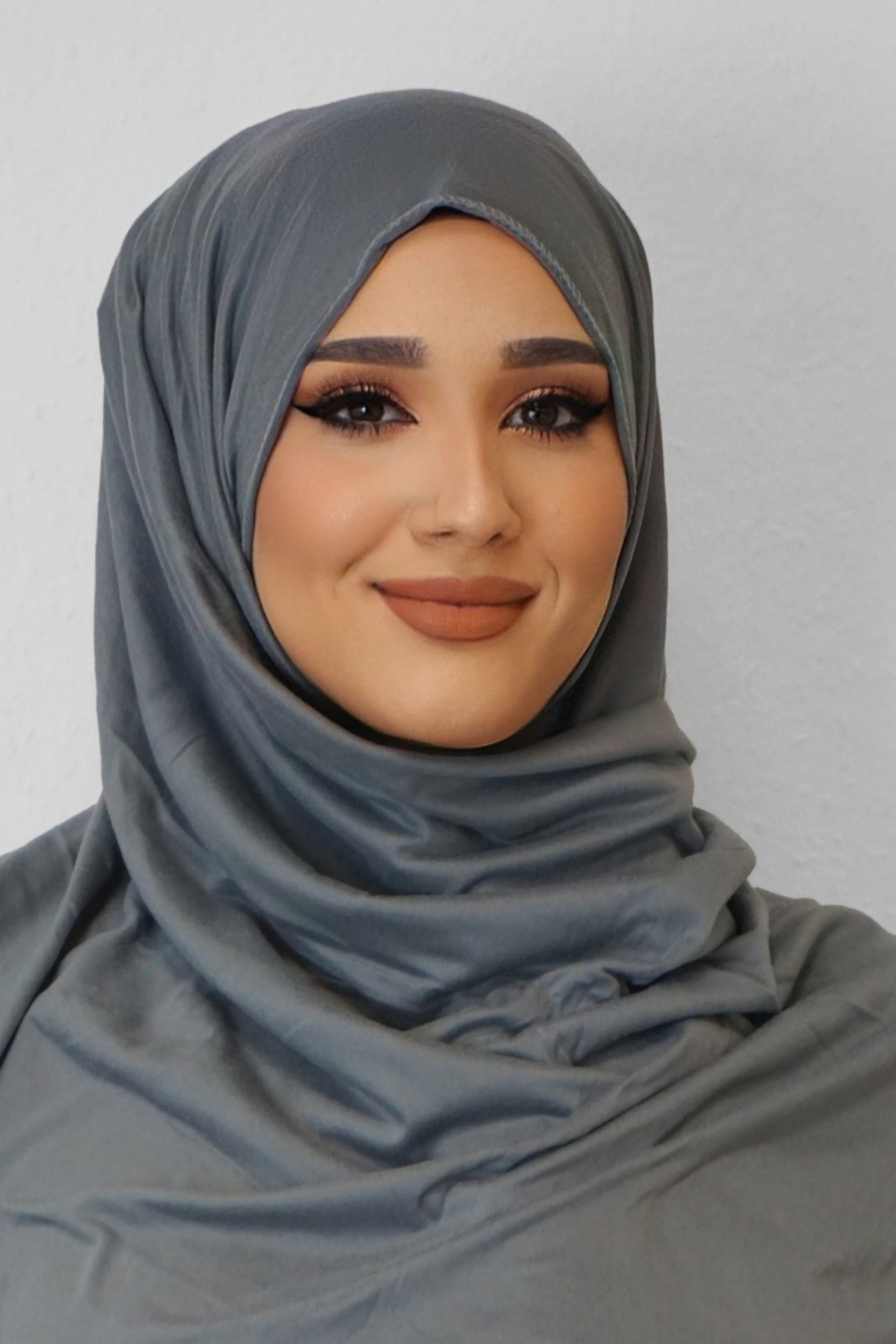 Jersey Hijab Fiza Dunkelgrau