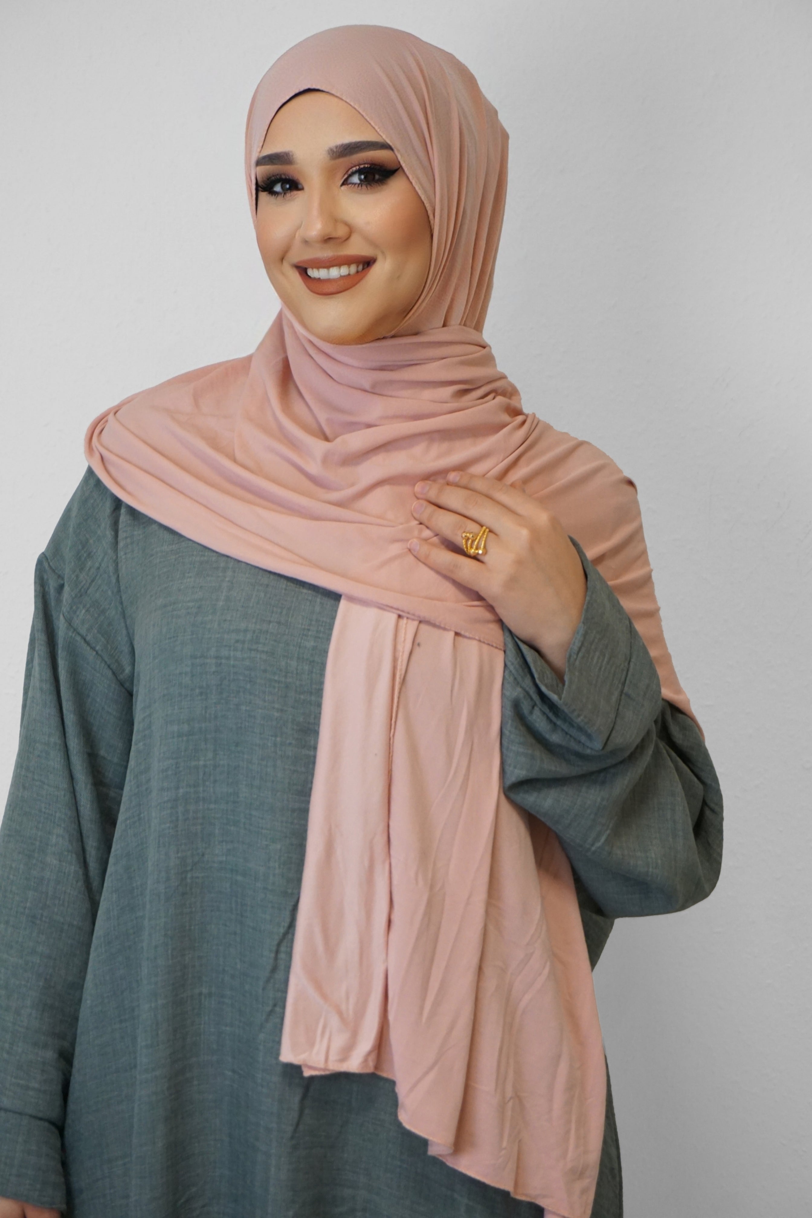 Jersey Hijab Fiza Pink 2
