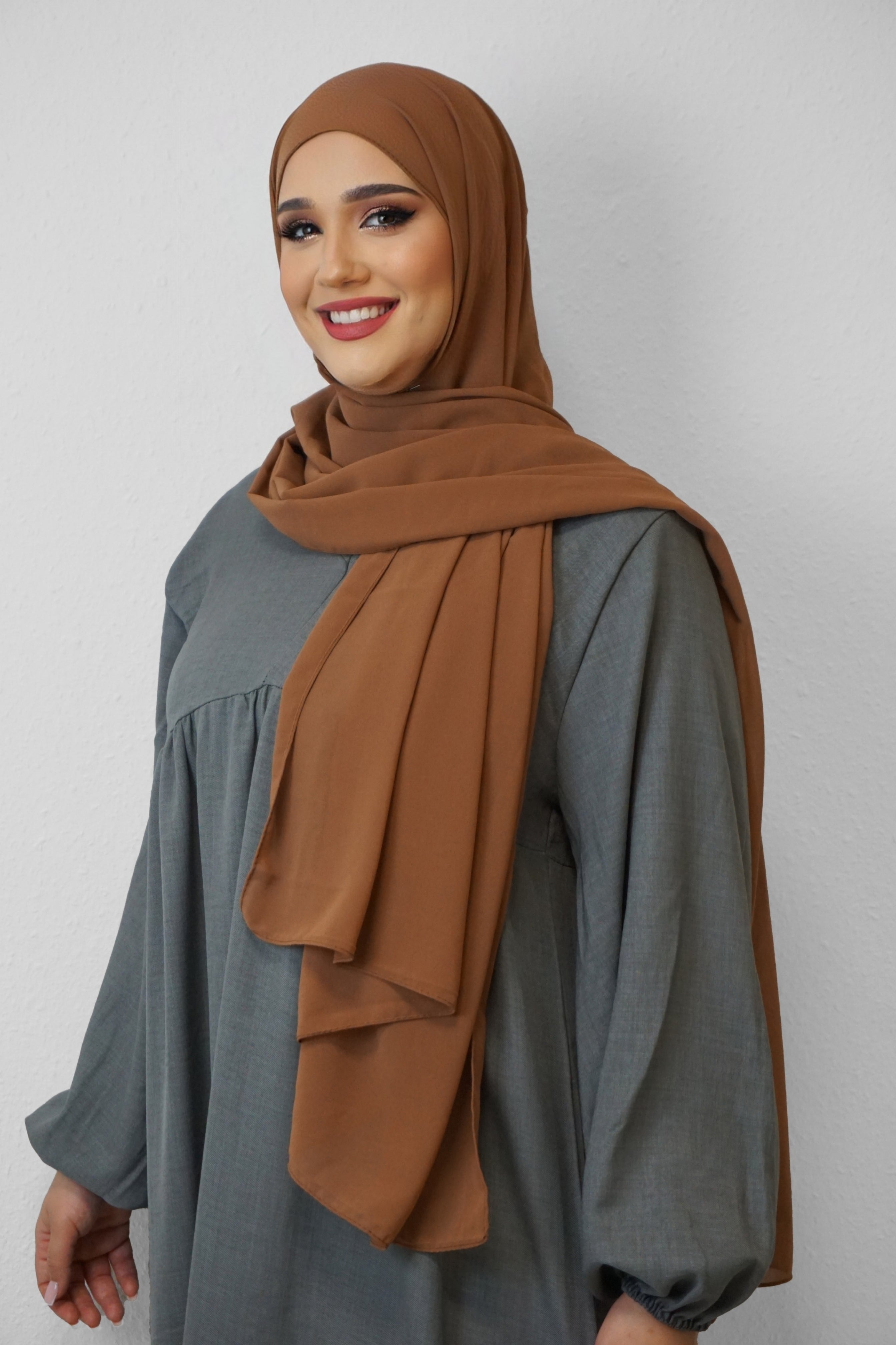 Chiffon XL Hijab Camel