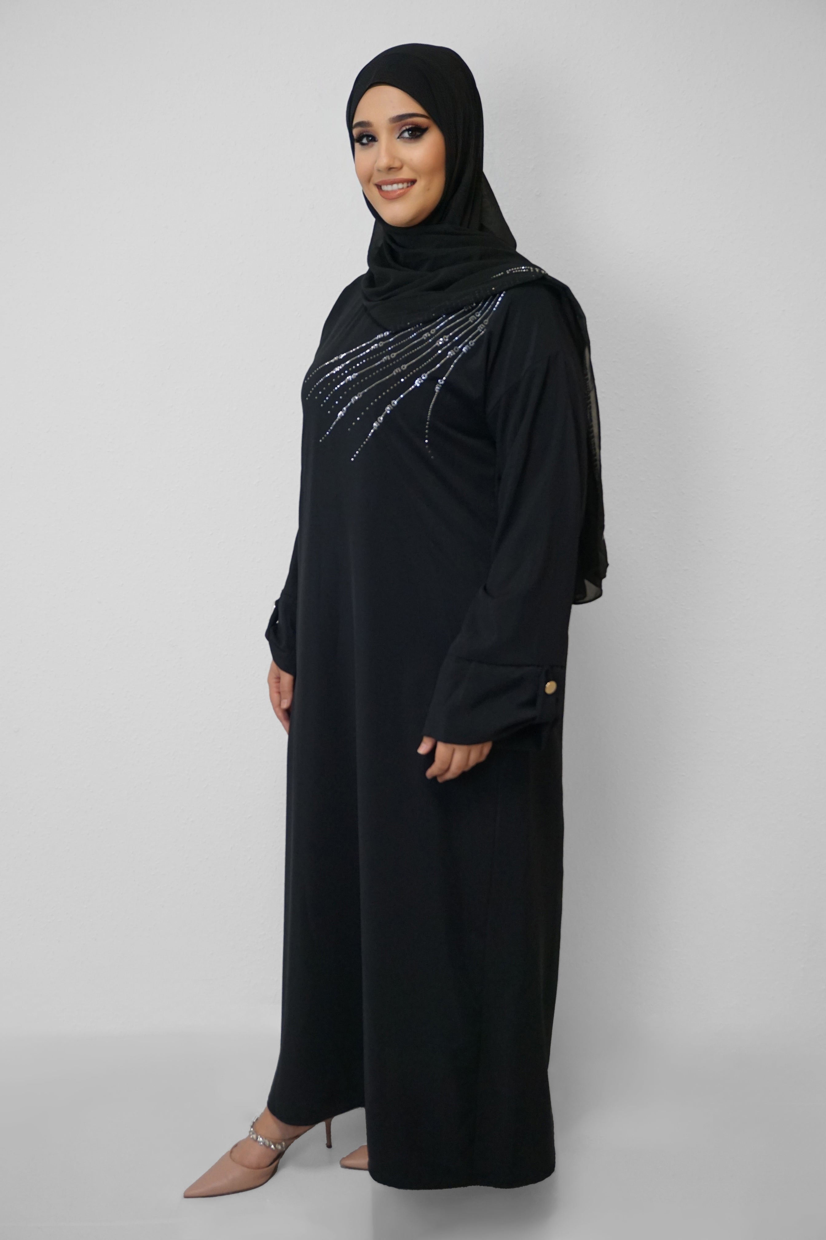 Abaya Mary Schwarz