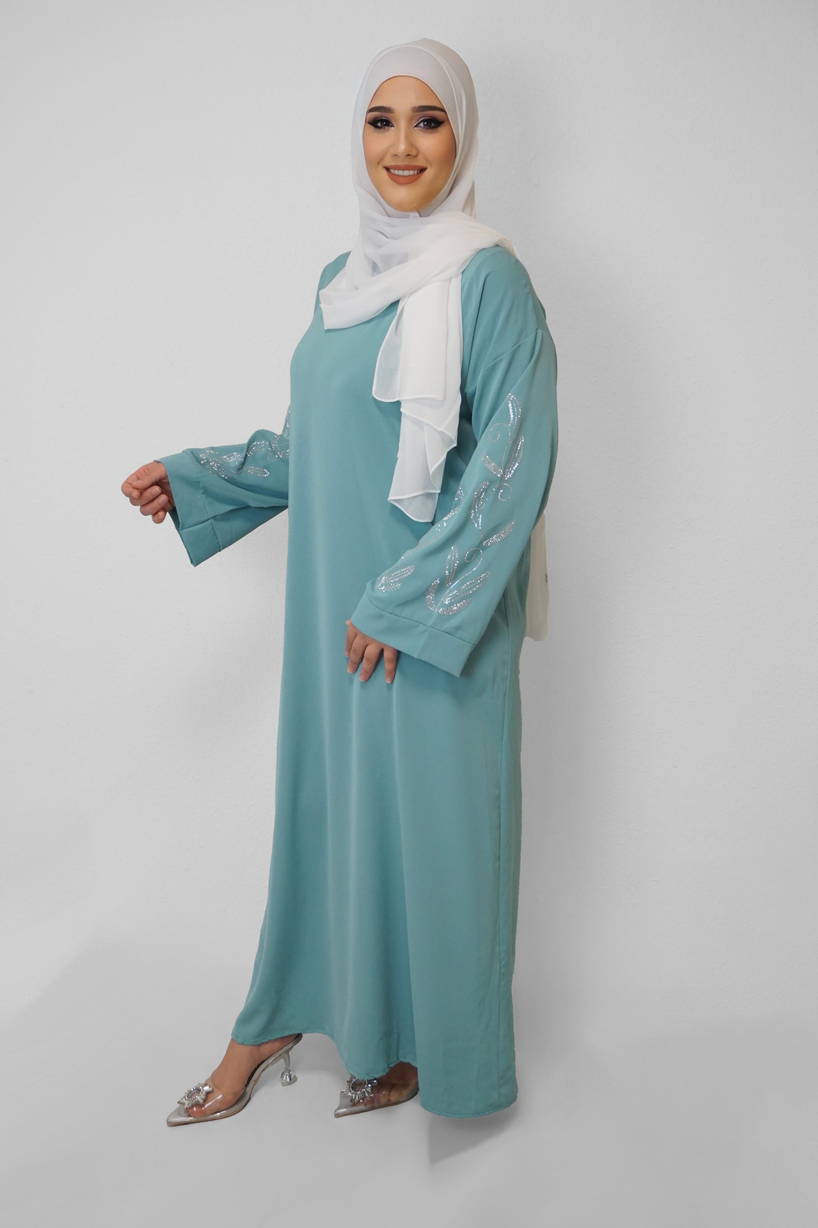 Abaya Basima Hell-Mint