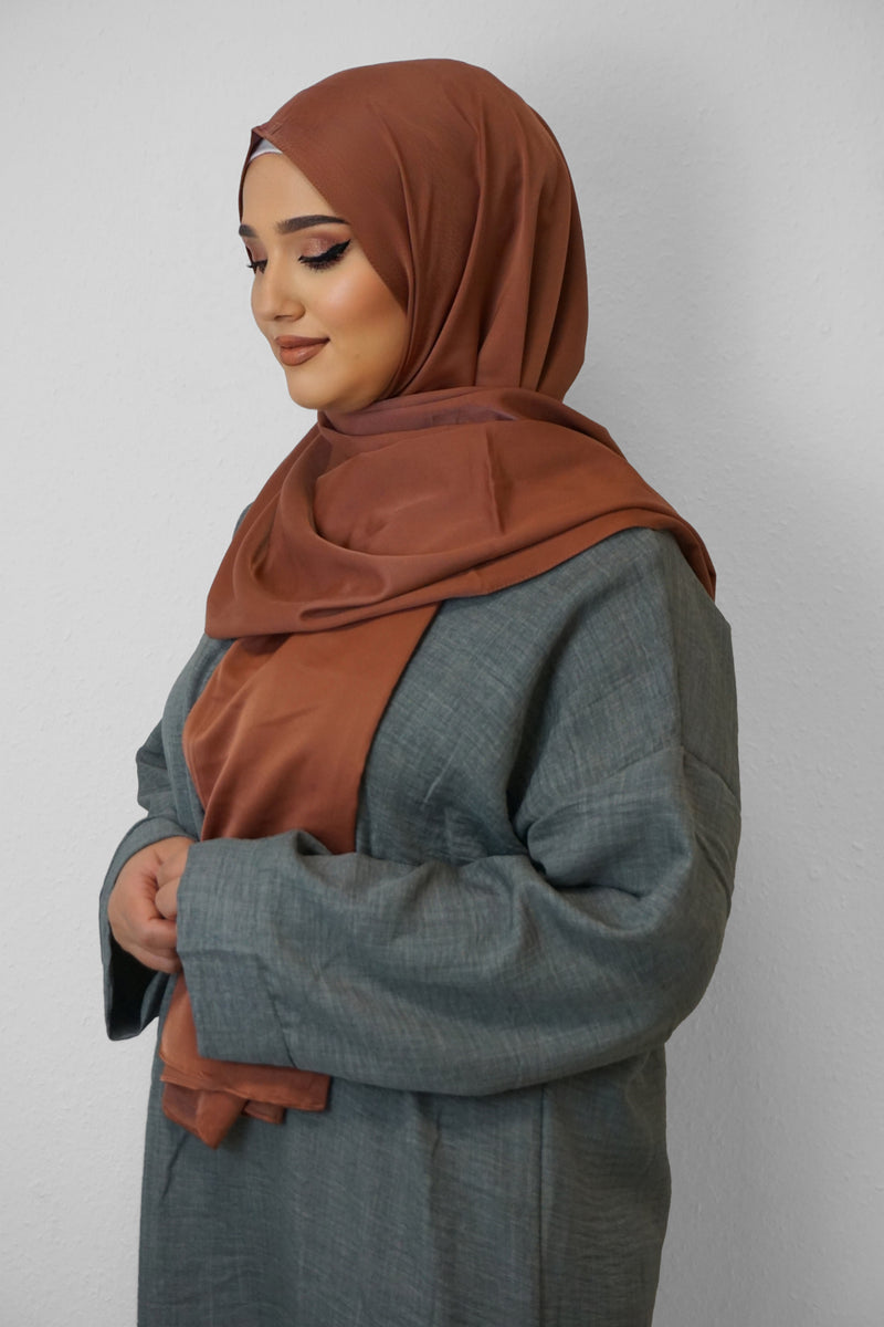 Satin Classic Hijab Rost