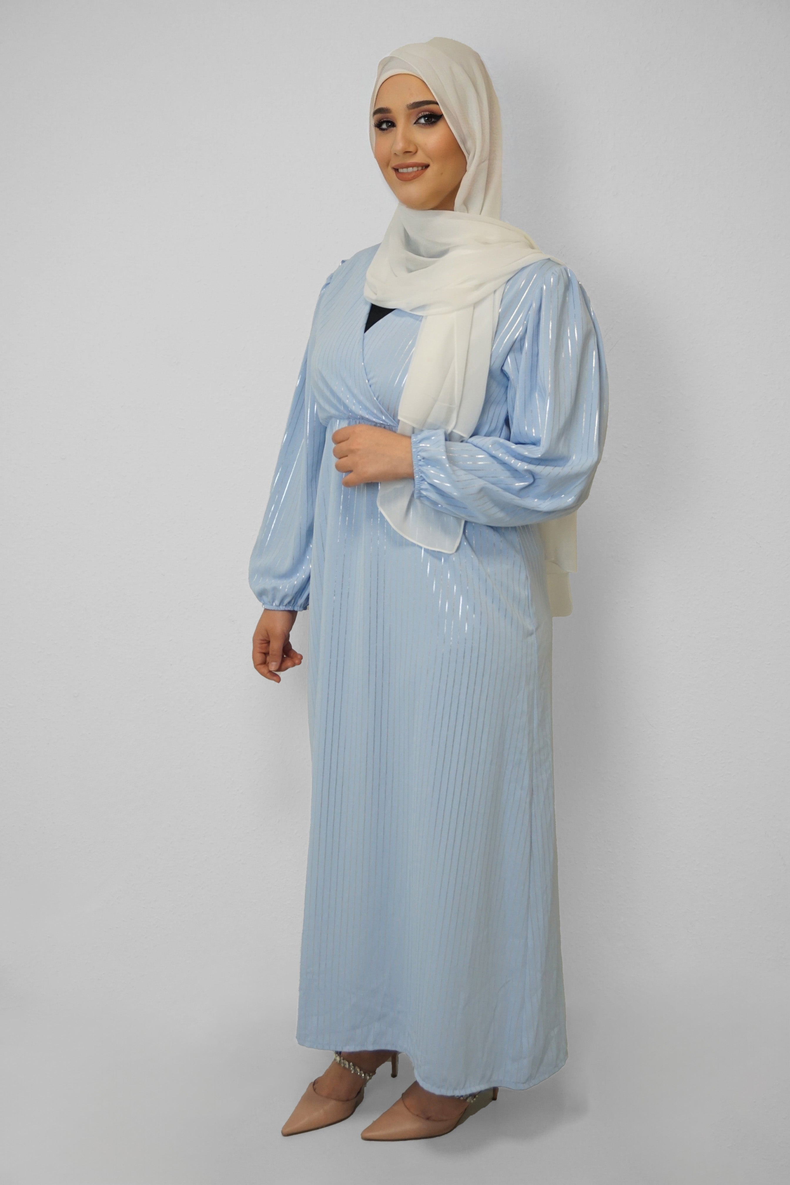 Abaya Ilham Wasserblau