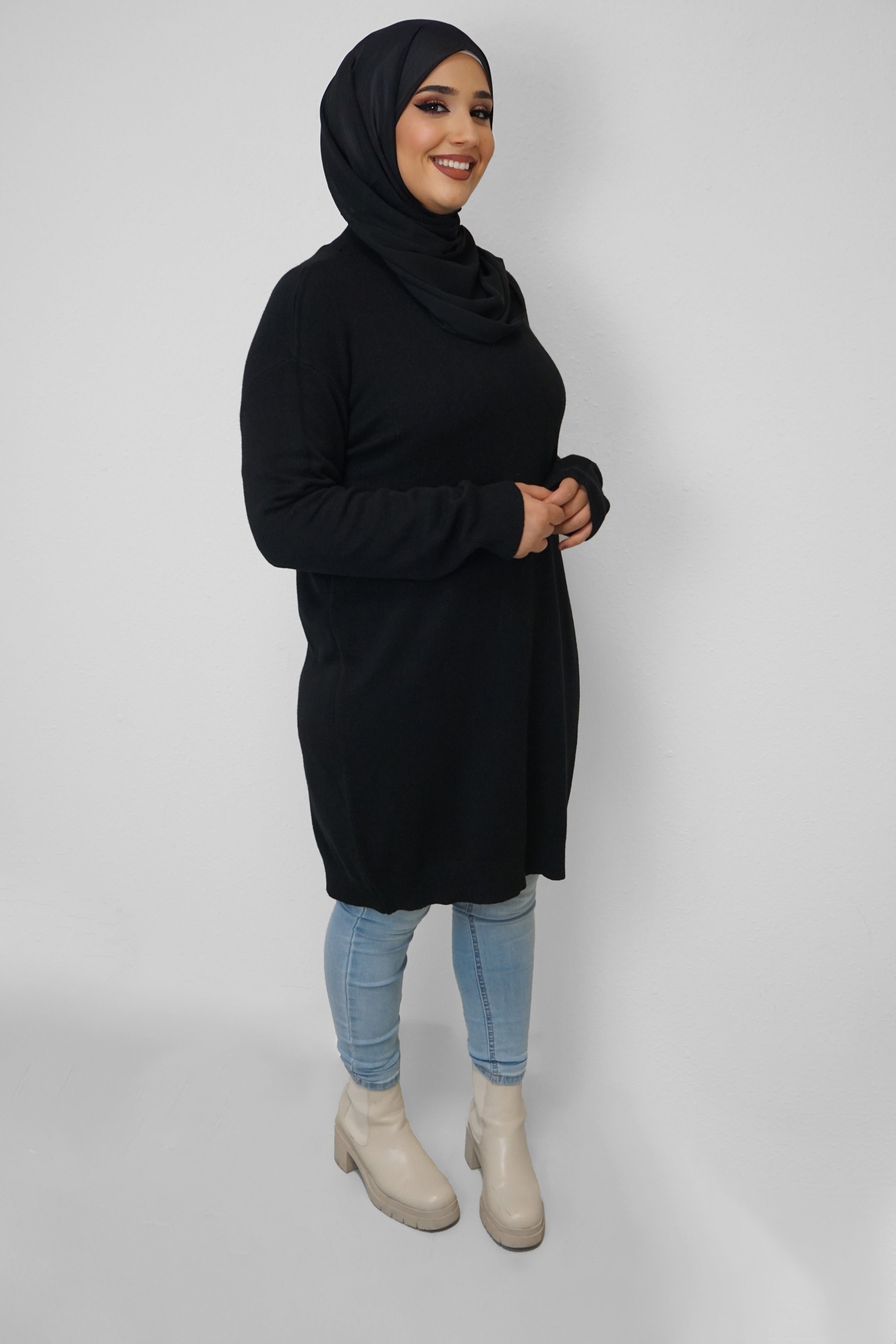Oversize Pullover Yara Schwarz