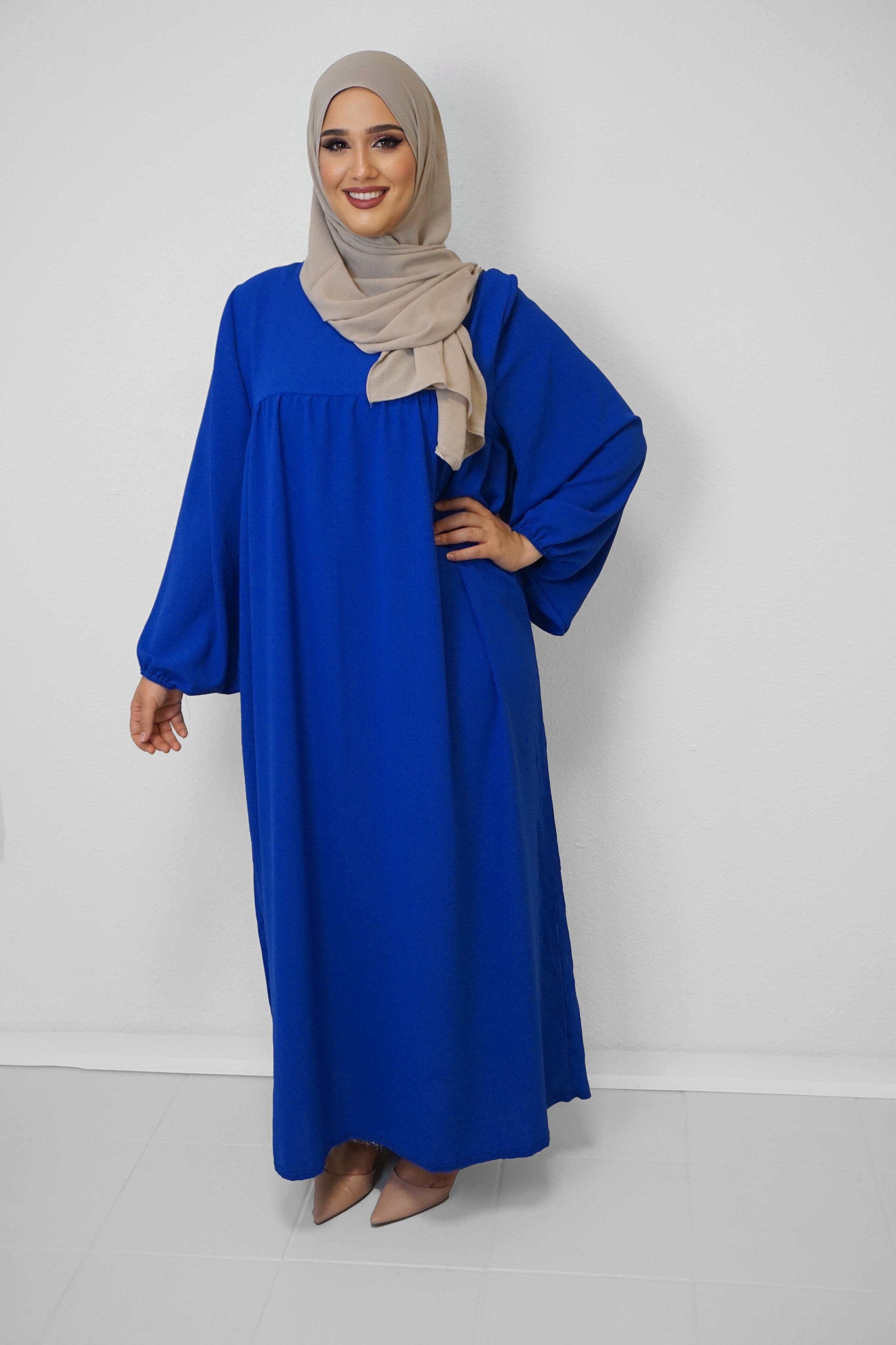 Abaya Faryal Leuchtblau