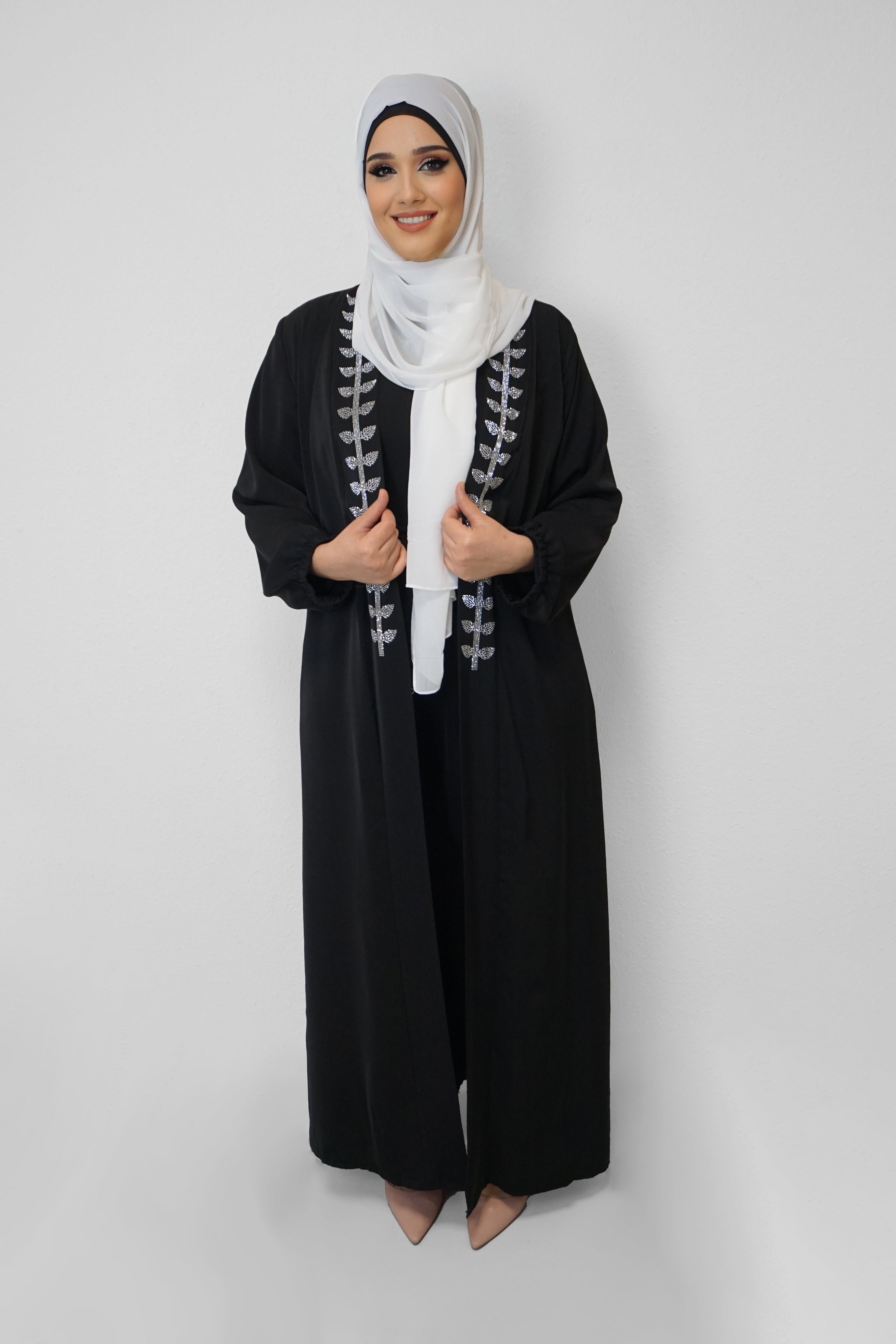 Abaya Charlyn Schwarz