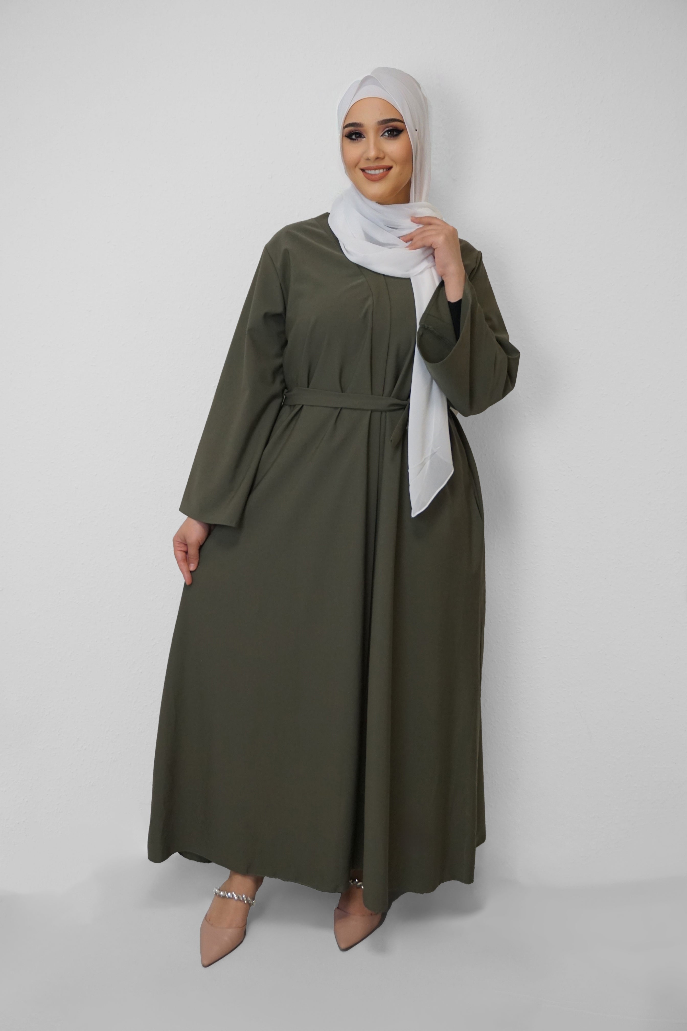 Abaya Fatina Moosgrün