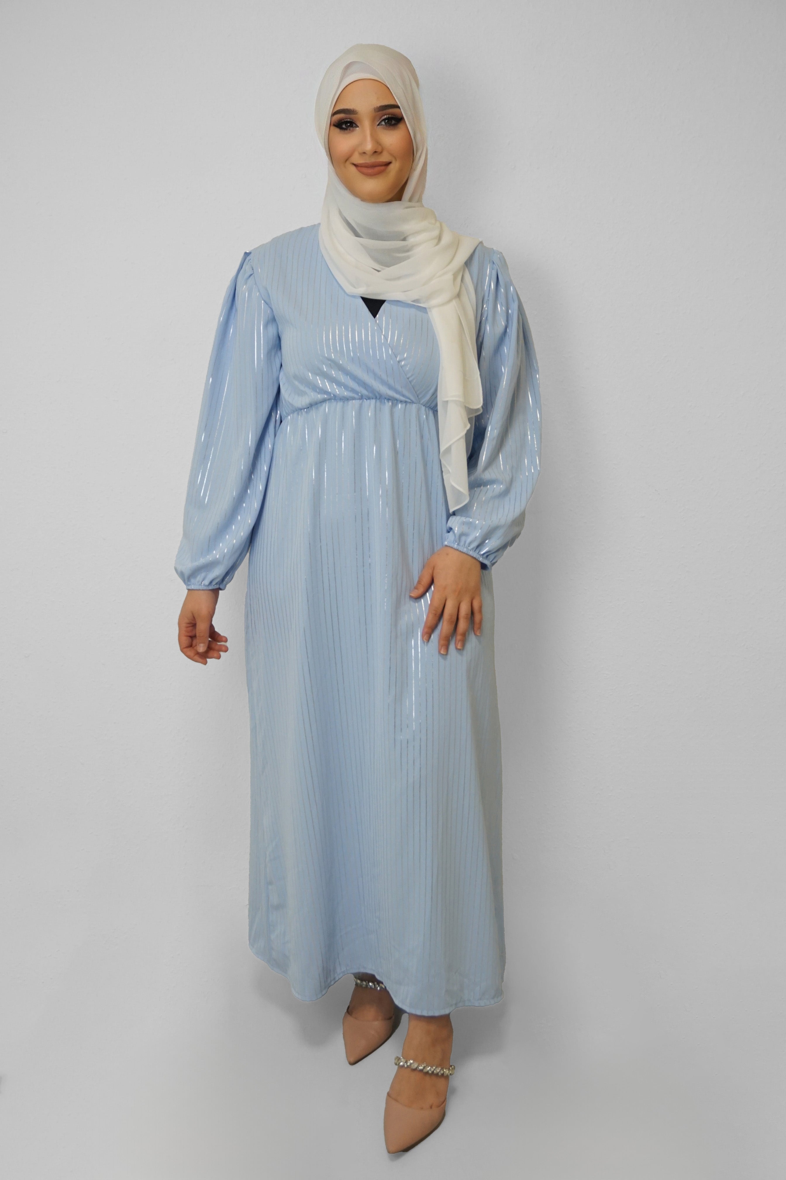 Abaya Ilham Wasserblau