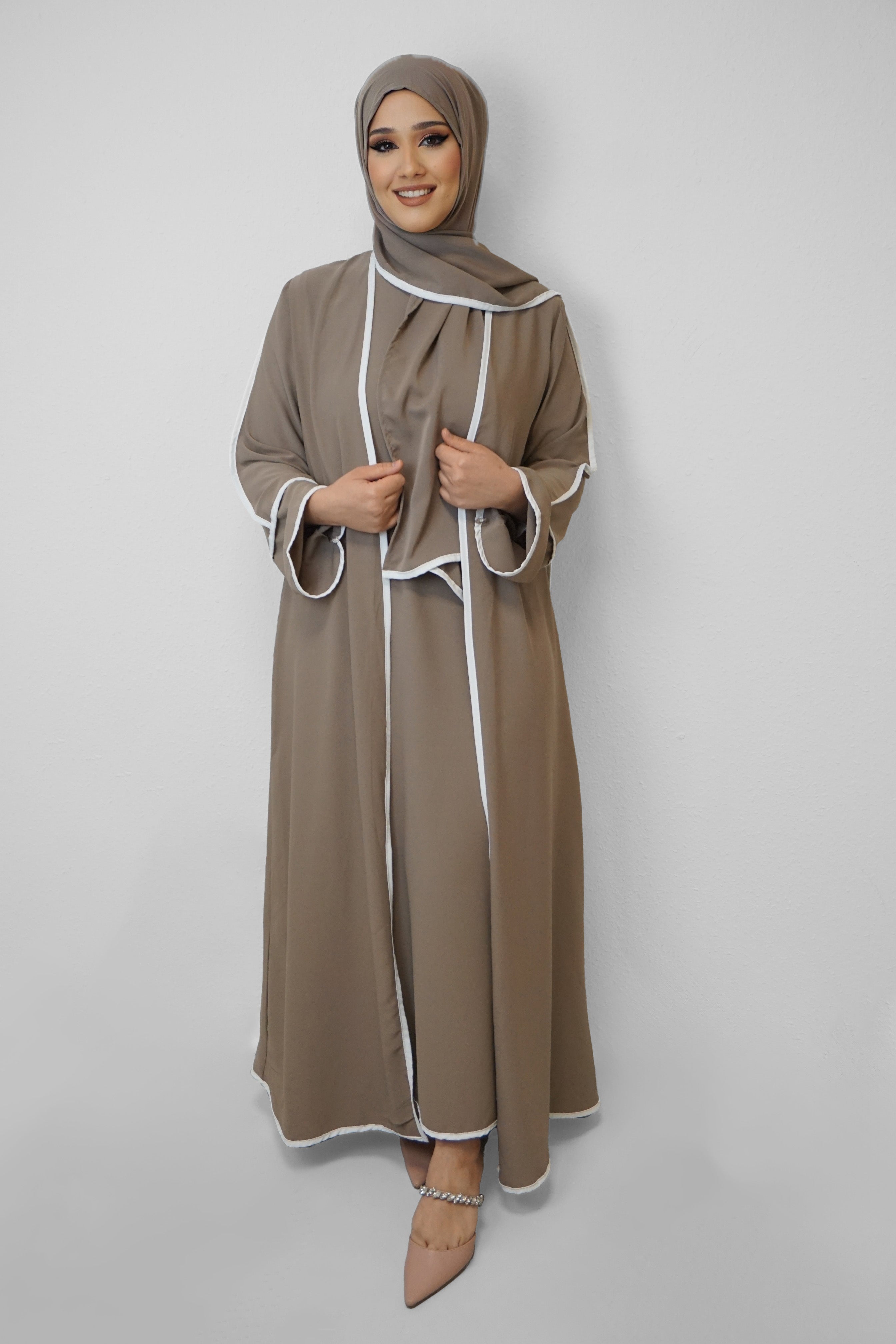 Abaya Budoor Taupe