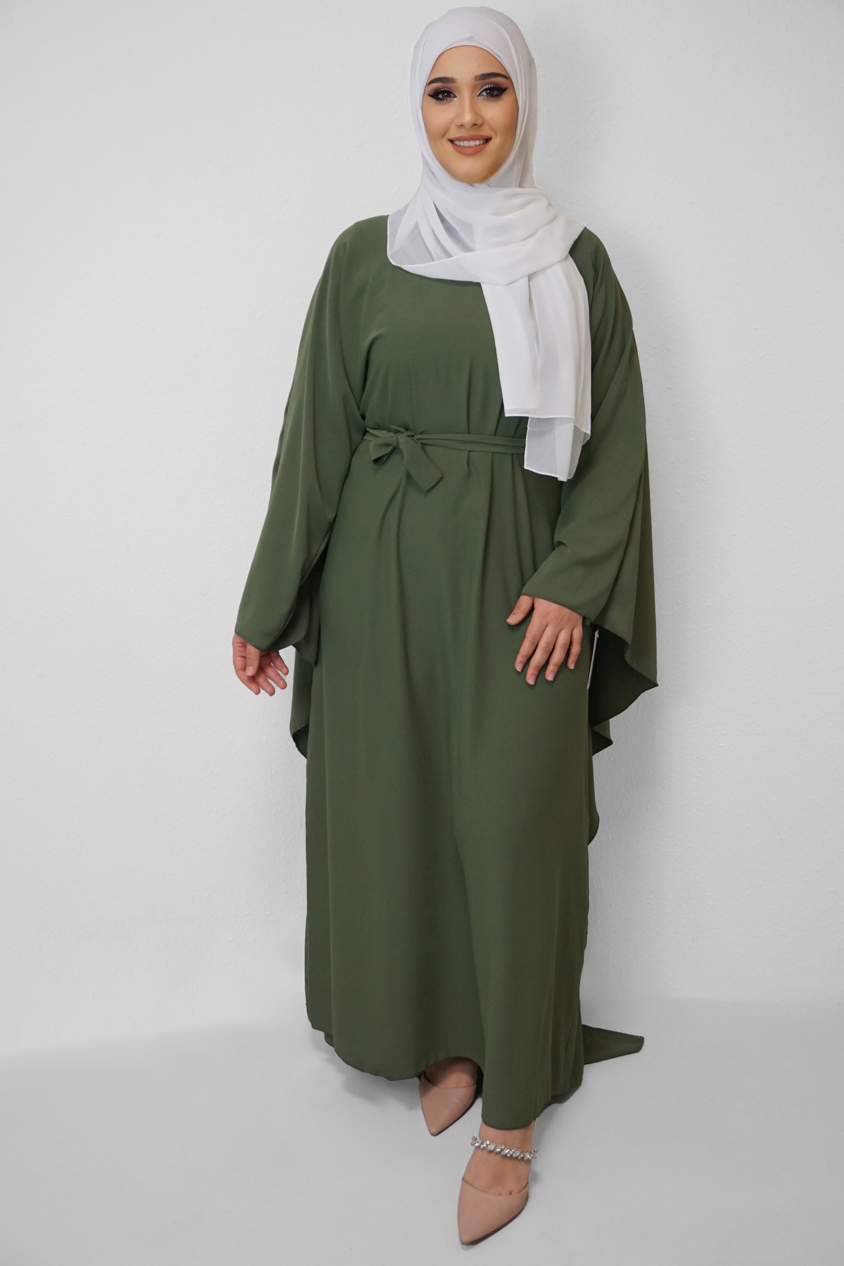 Abaya Essra Moosgrün