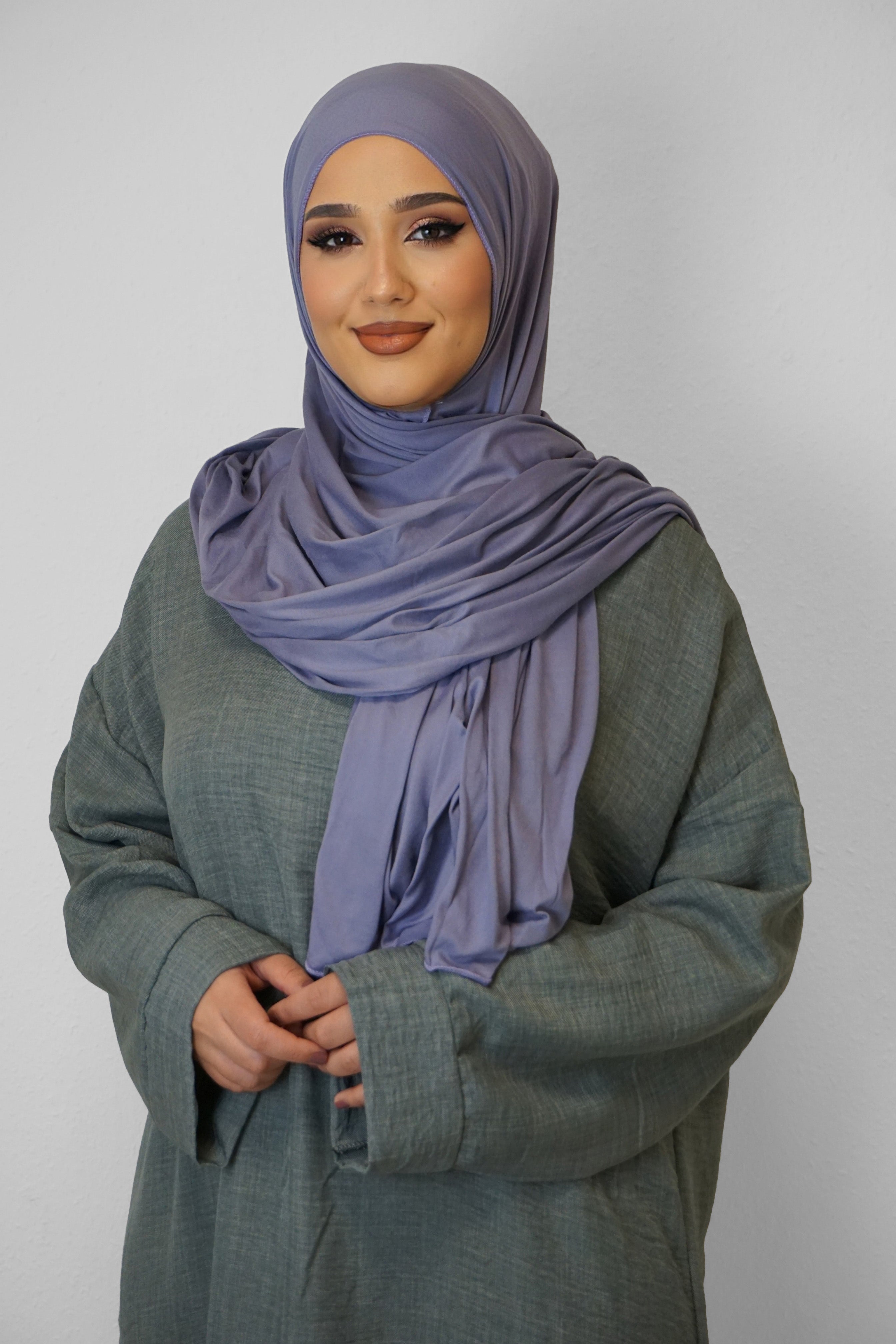 Jersey XL Hijab Lila