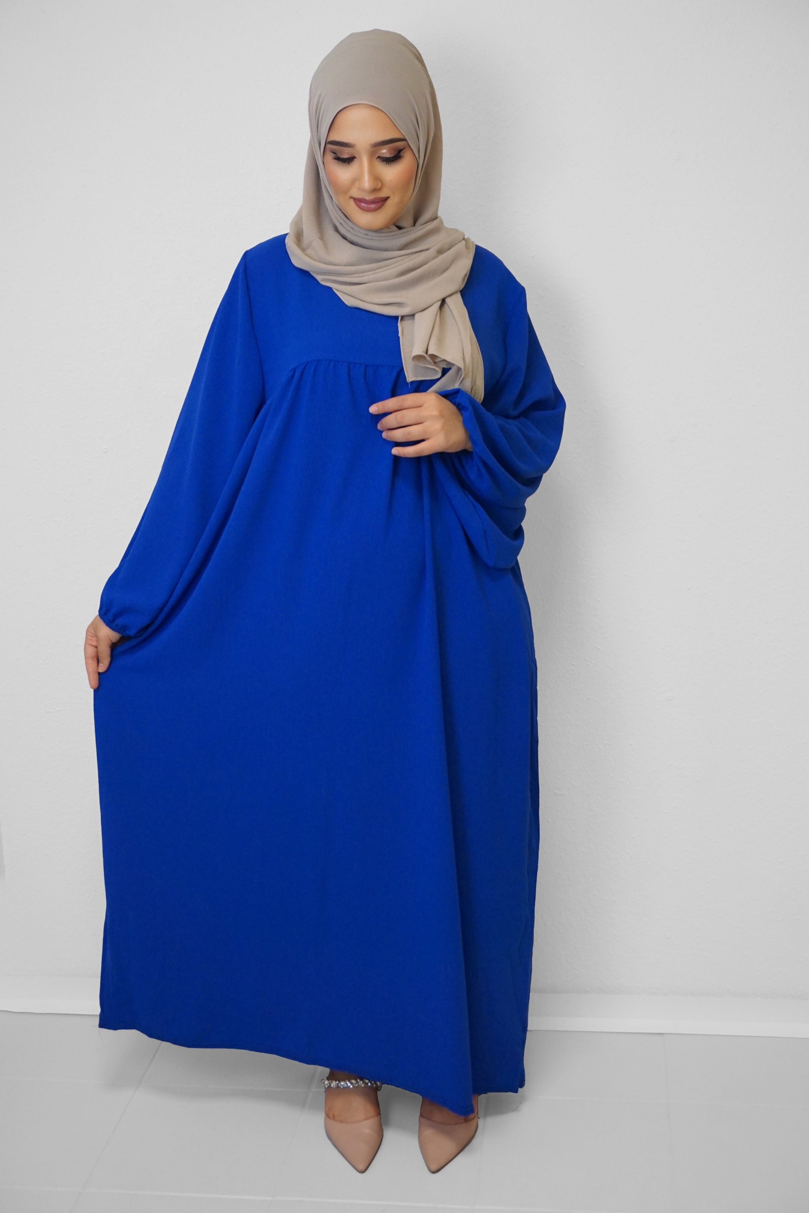 Abaya Faryal Leuchtblau