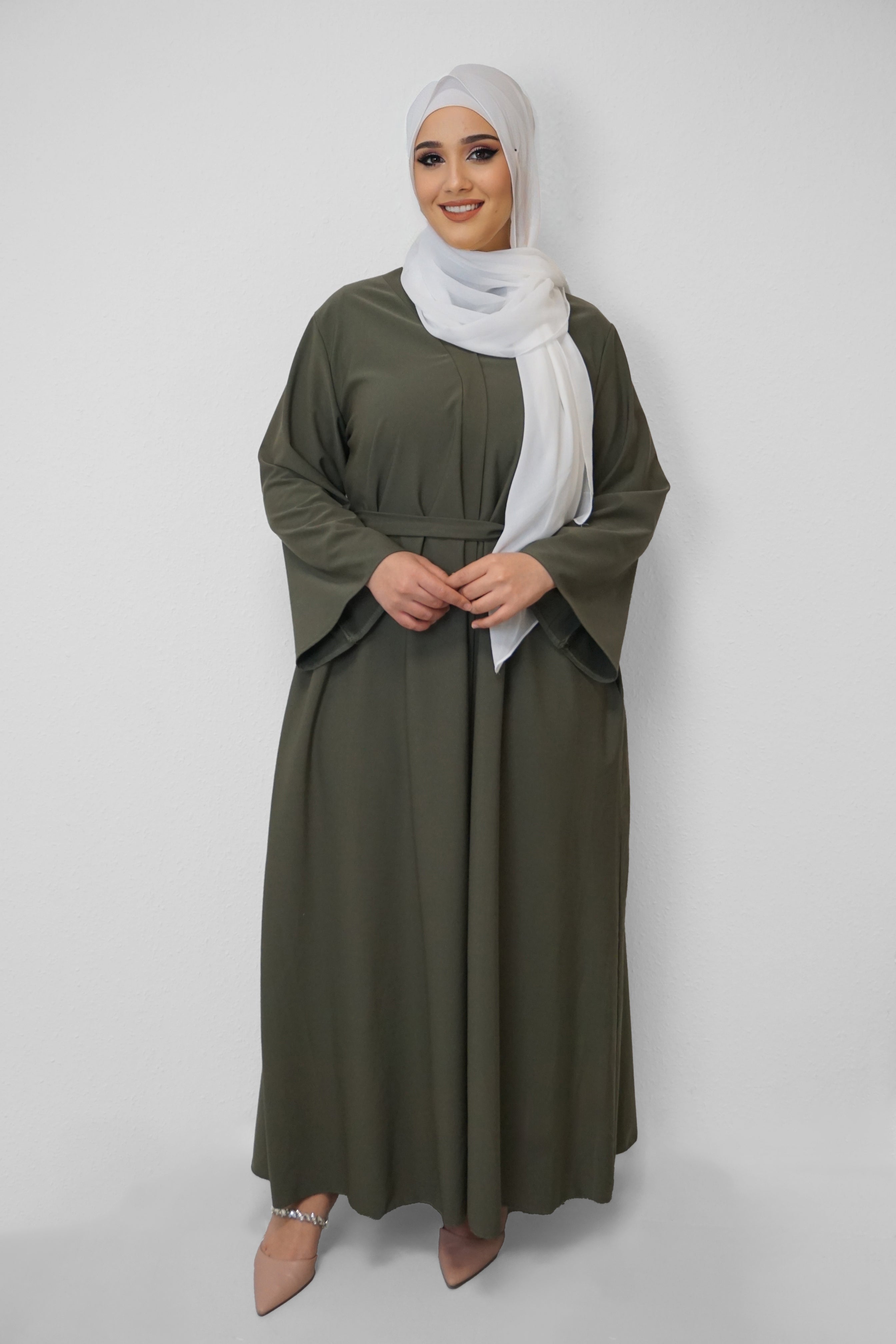 Abaya Fatina Moosgrün