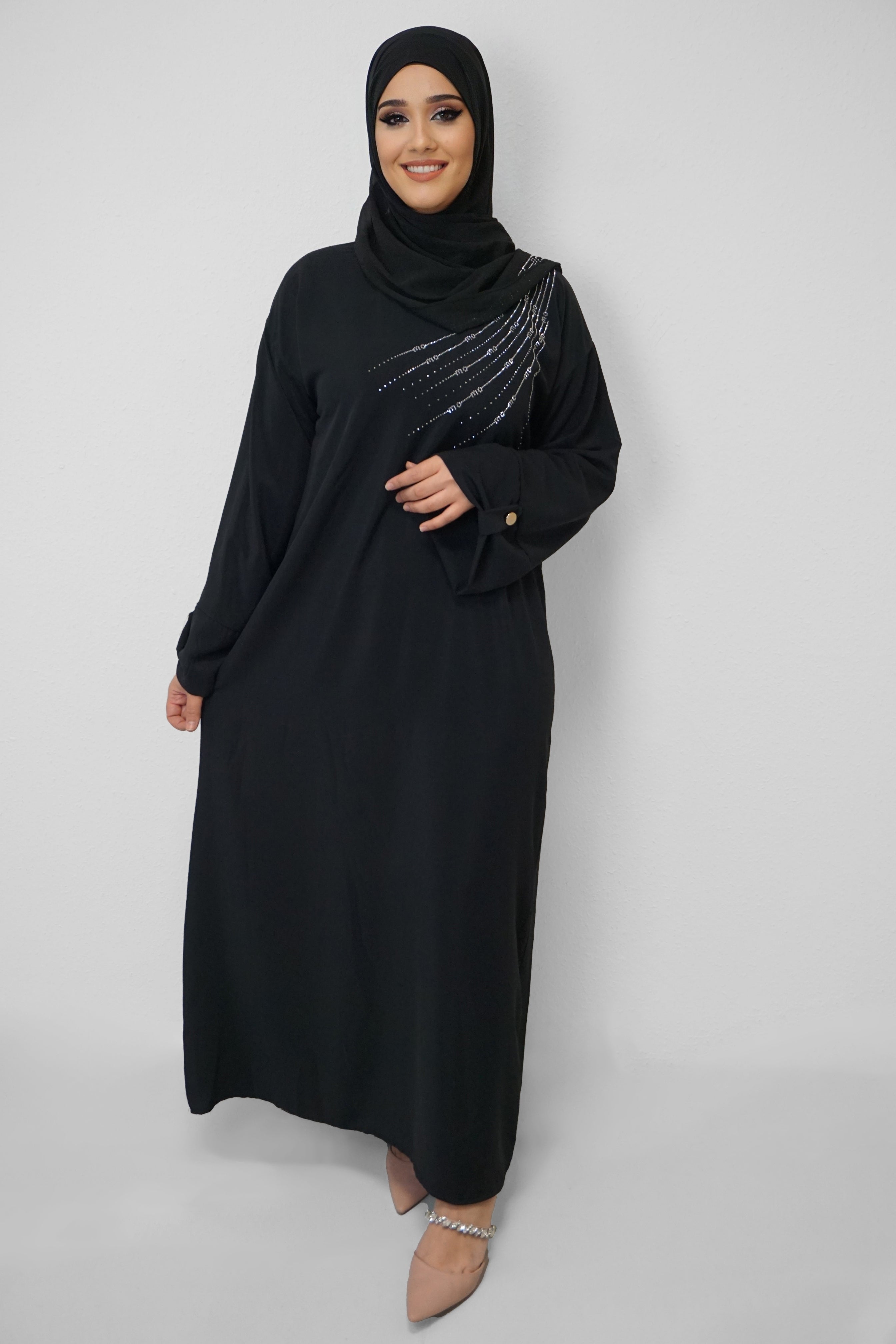 Abaya Mary Schwarz