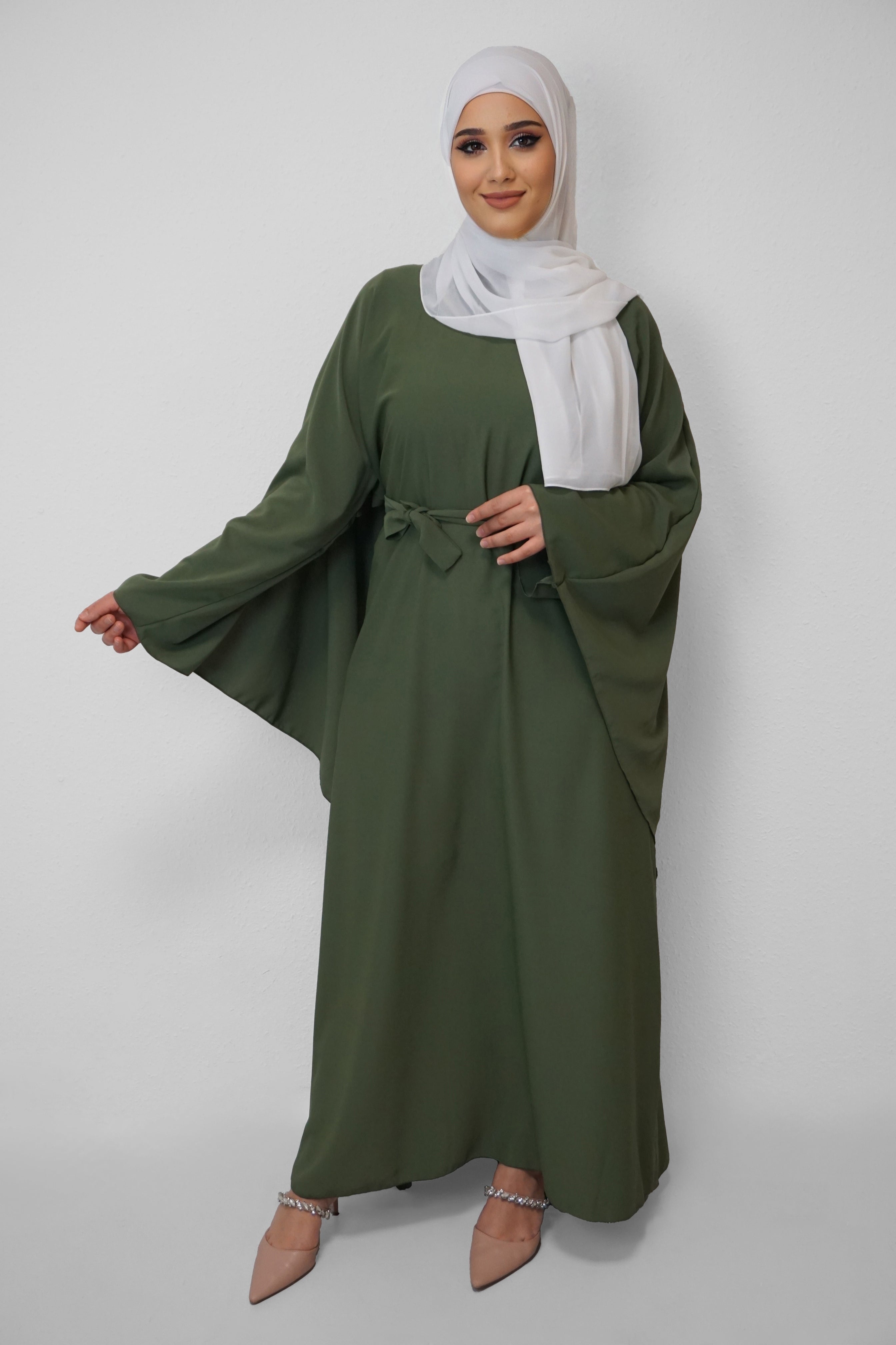 Abaya Essra Moosgrün