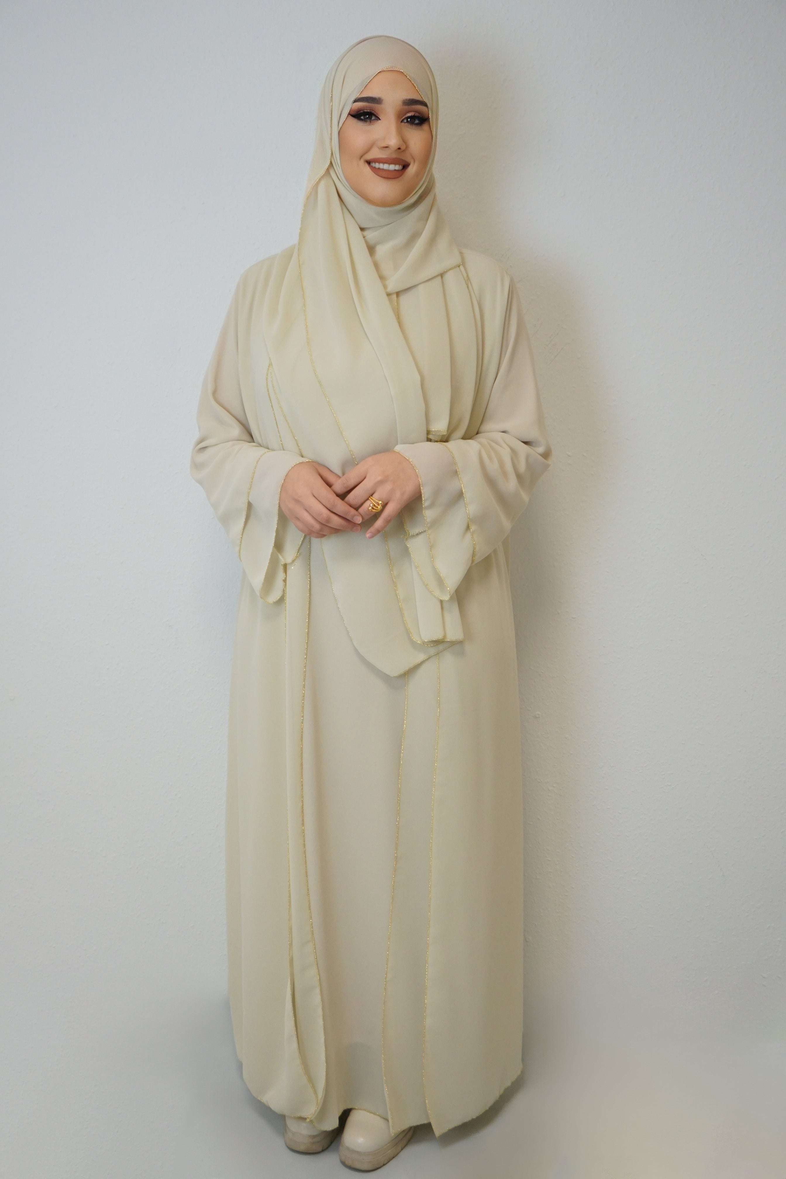 Abaya Imrana Beige