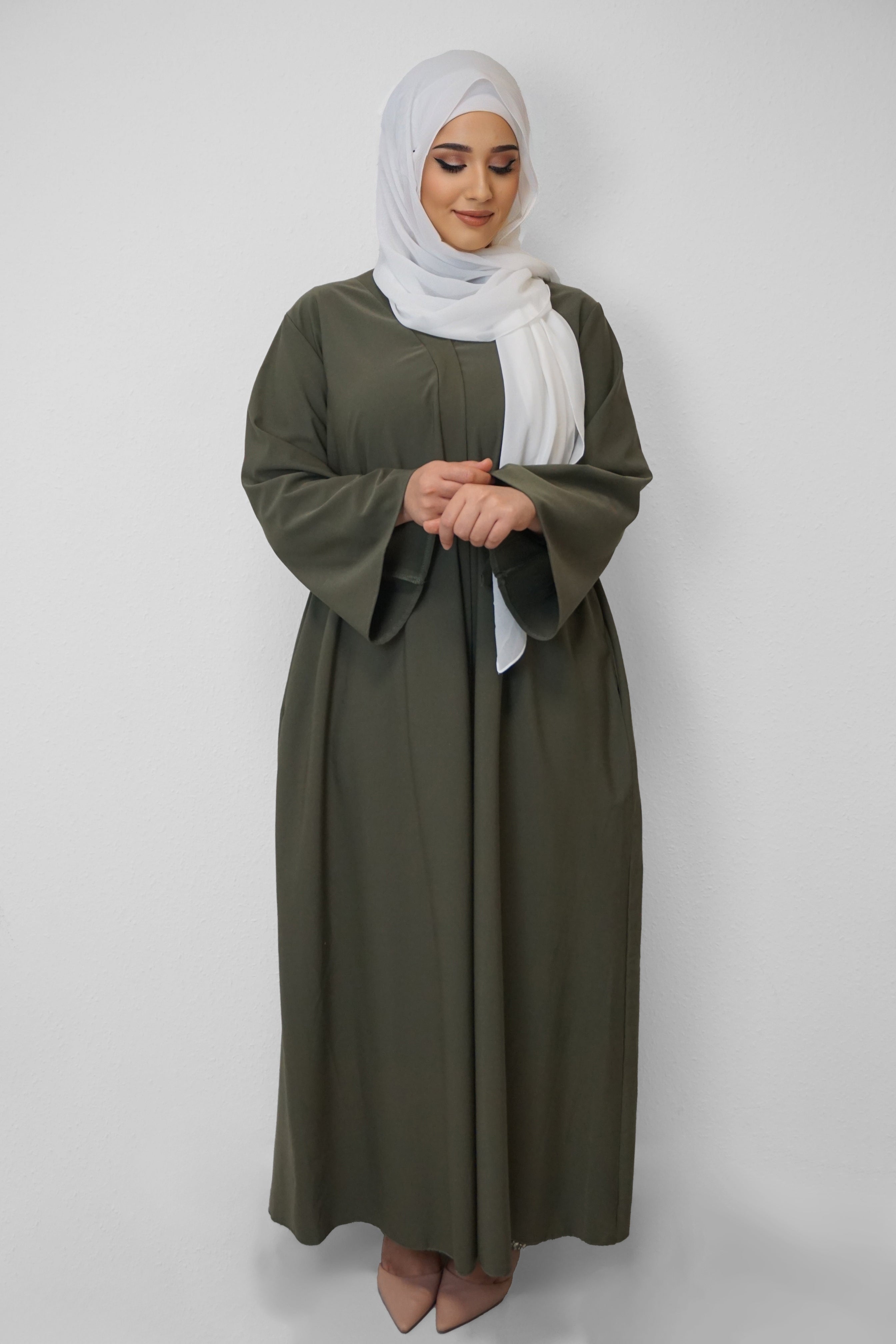 Abaya Fatina Moosgrün